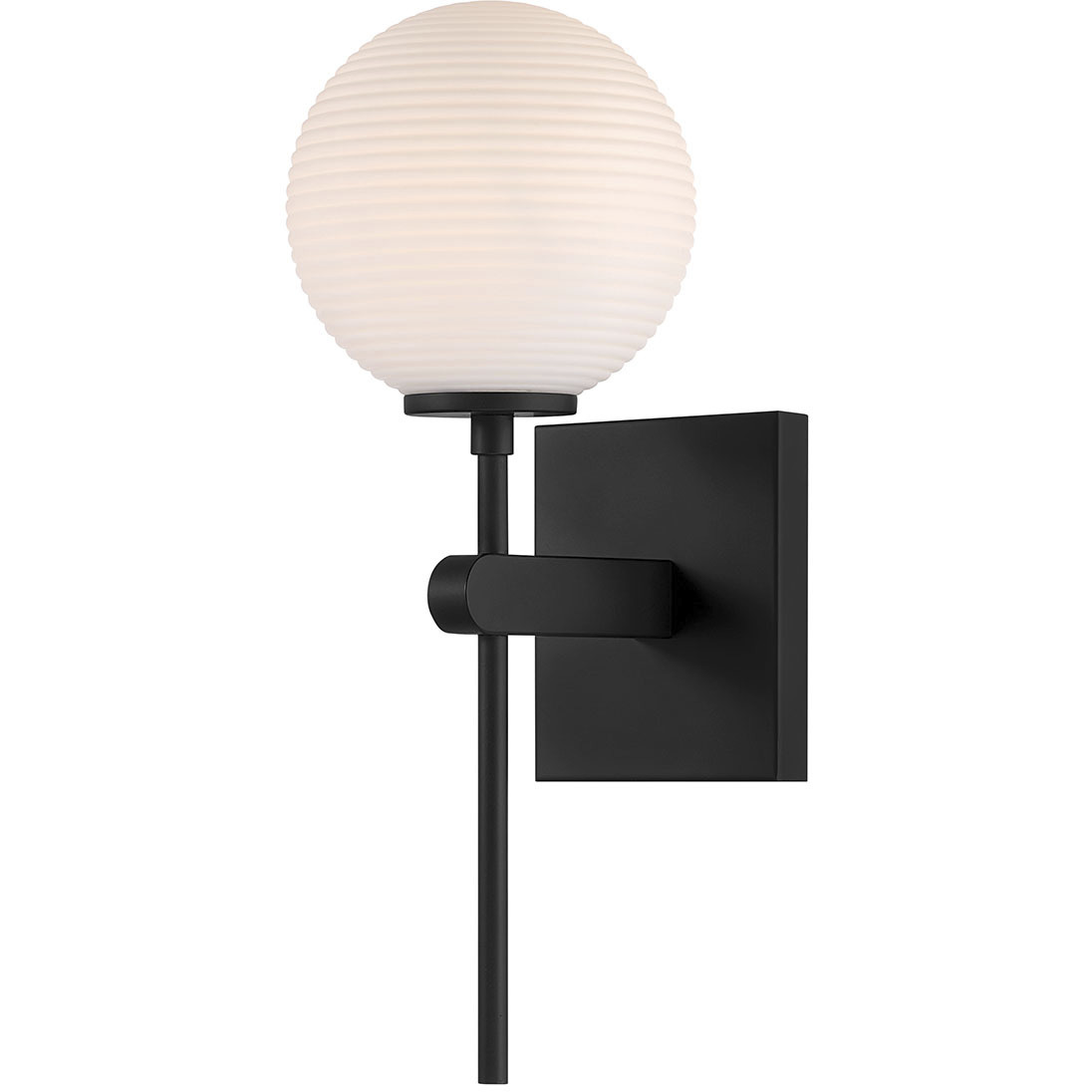 Coretta 1 Light 6 inch Matte Black Indoor Wall Sconce Wall Light