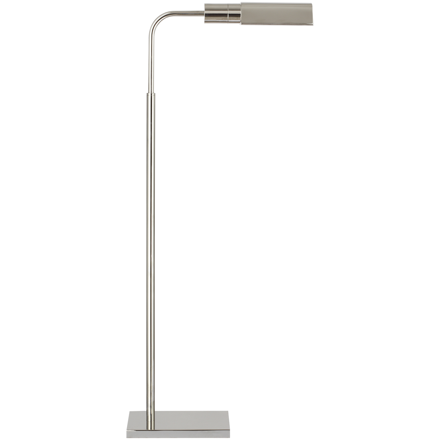Studio 34.75 inch 1.6 watt Polished Nickel Adjustable Cordless Pharmacy Floor Lamp Portable Light