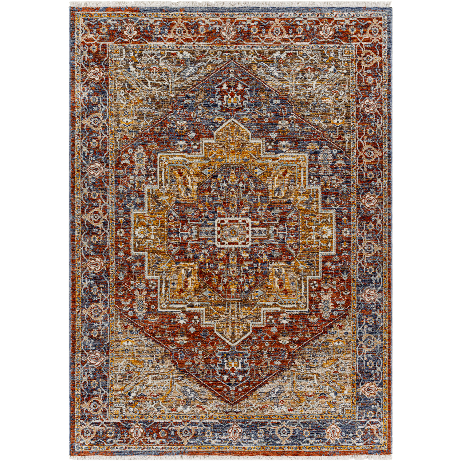 Misterio 67 X 47 inch Brick Rug, Rectangle