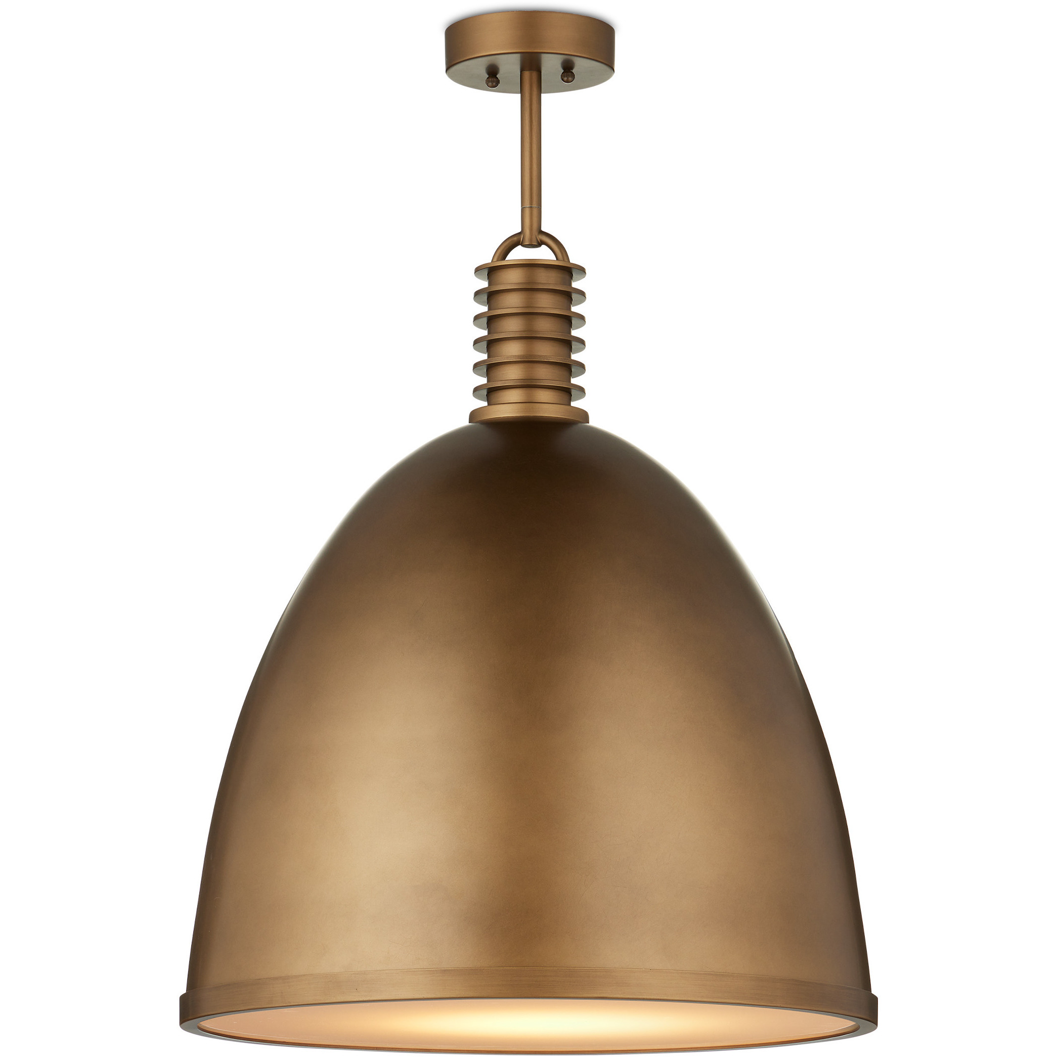 Cupola 1 Light 24 inch Antique Brass Pendant Ceiling Light