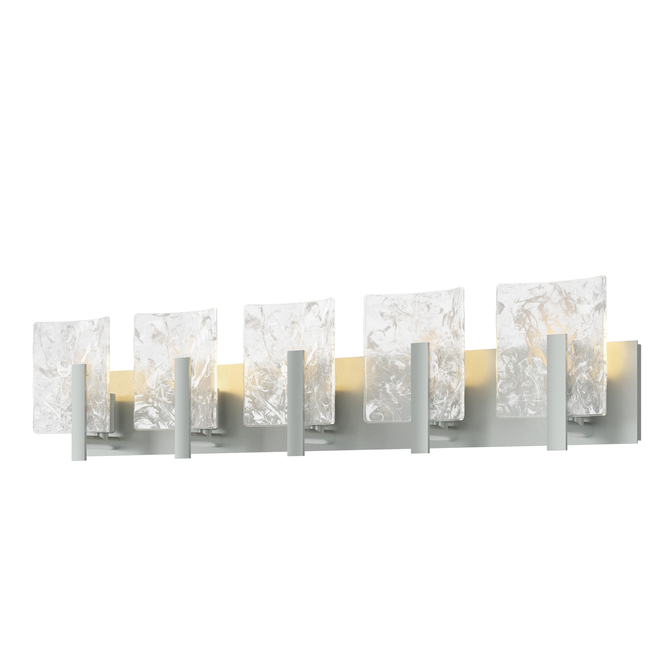 Arc 5 Light 37 inch Vintage Platinum Bath Sconce Wall Light