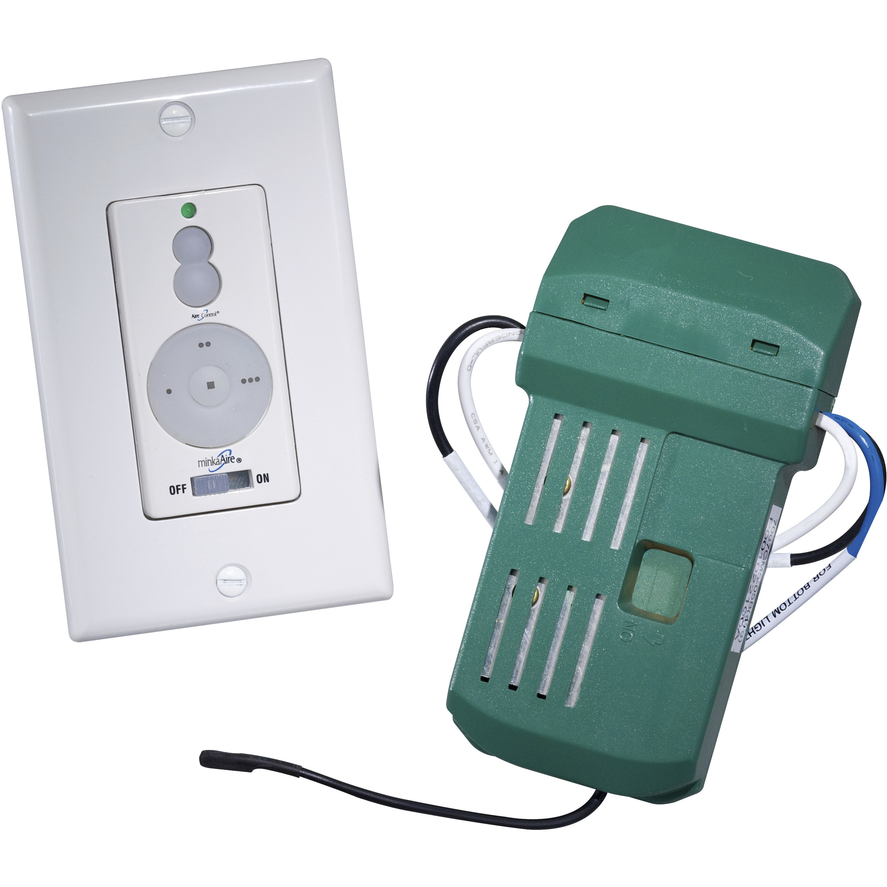 Minka-Aire Signature White Wall Mount Fan Control WCS223 - Open Box