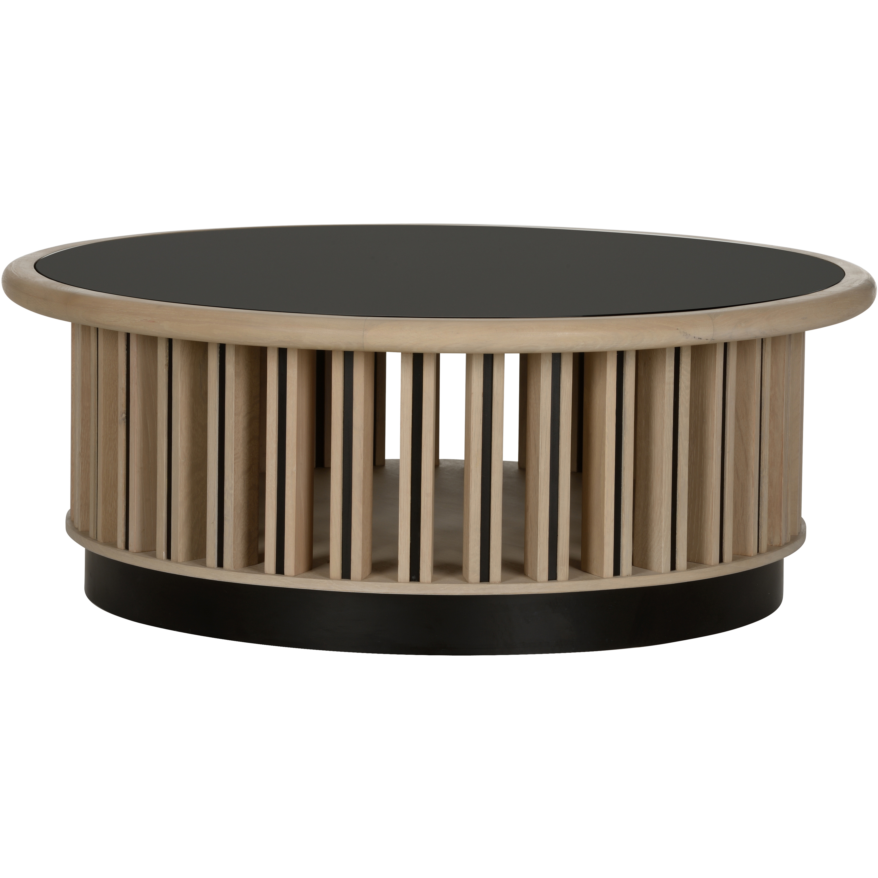 Perret 42 X 16 inch Brown and Black Cocktail Table