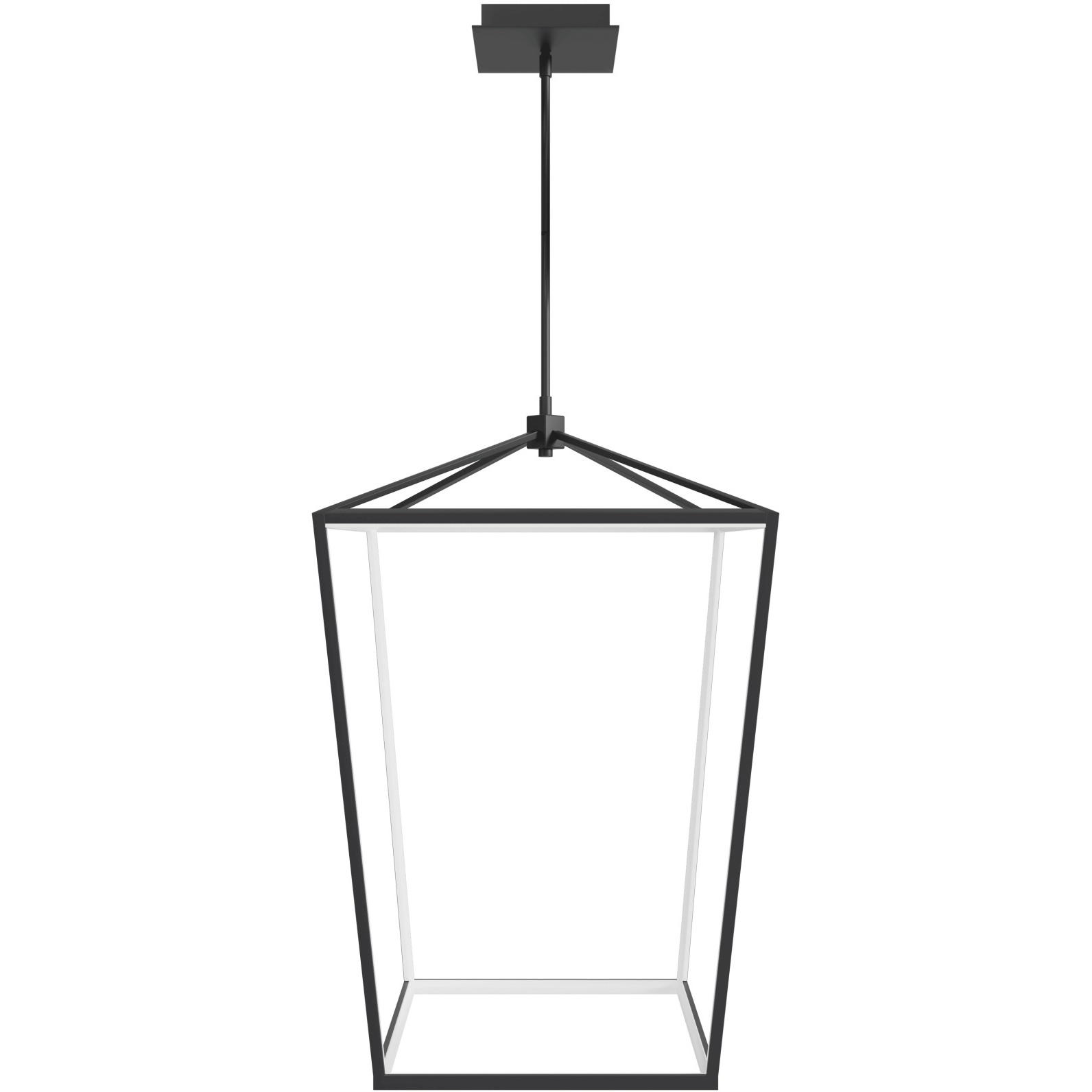 Park Ave. LED 17 inch Black Pendant Ceiling Light