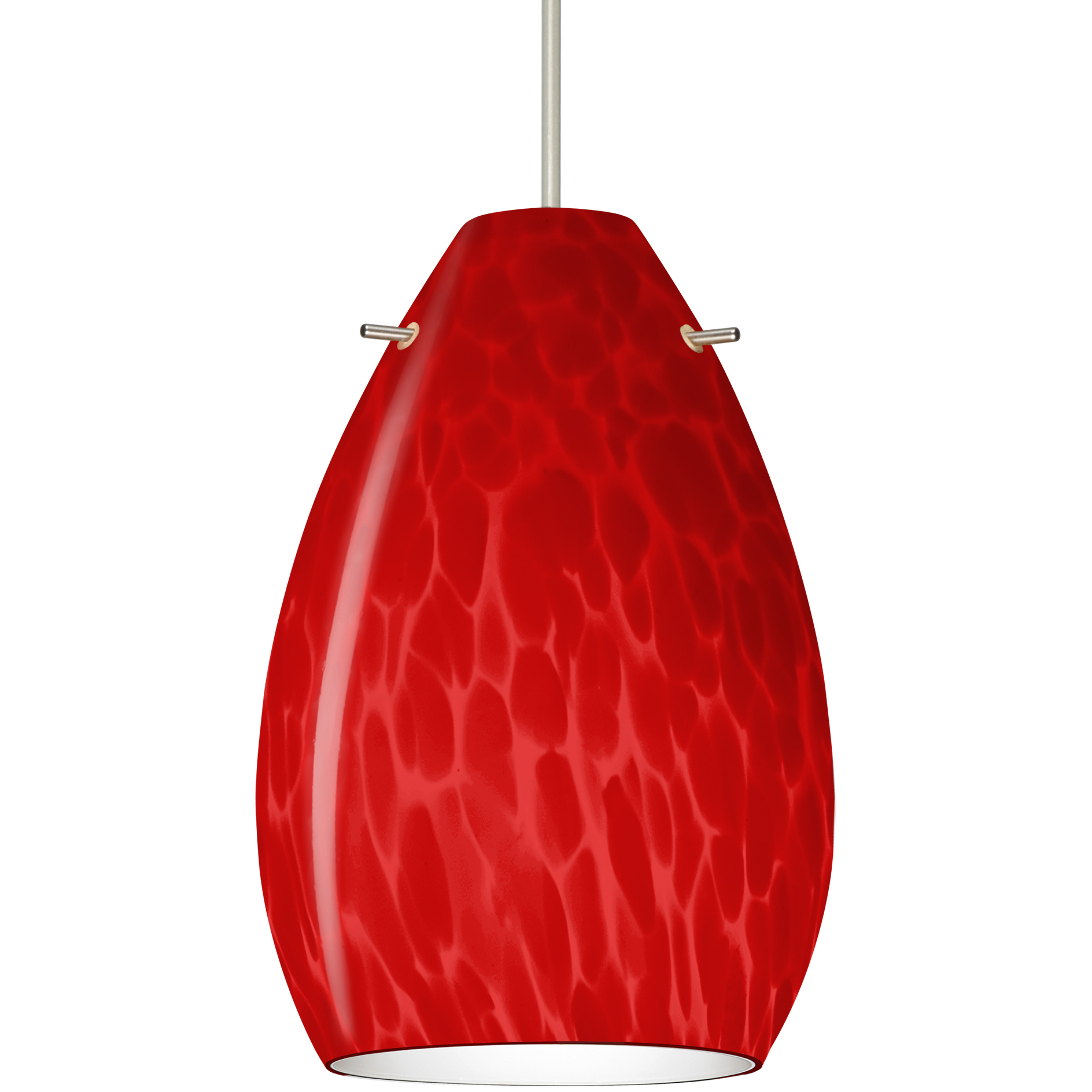 Pera 6 LED Satin Nickel Cord Pendant Ceiling Light