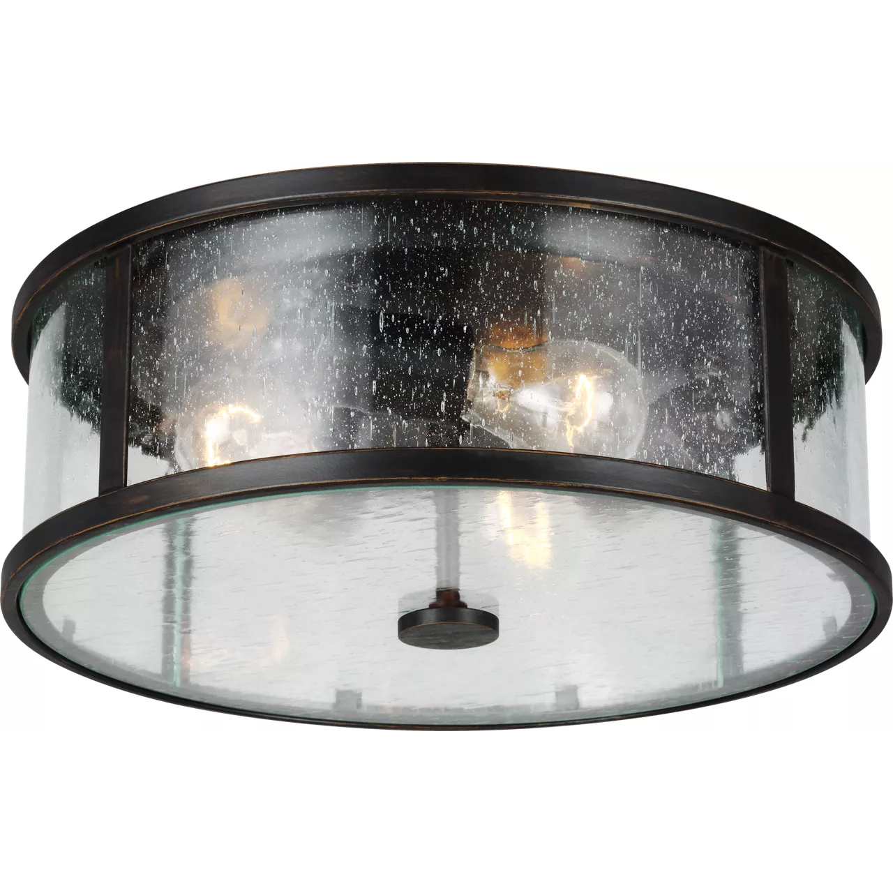 Glencoe Way 14 inch Espresso Flush Mount Ceiling Light