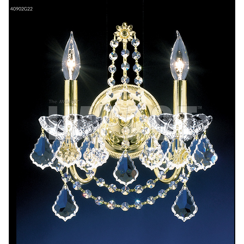 Regalia 2 Light 12 inch Gold Wall Sconce Wall Light