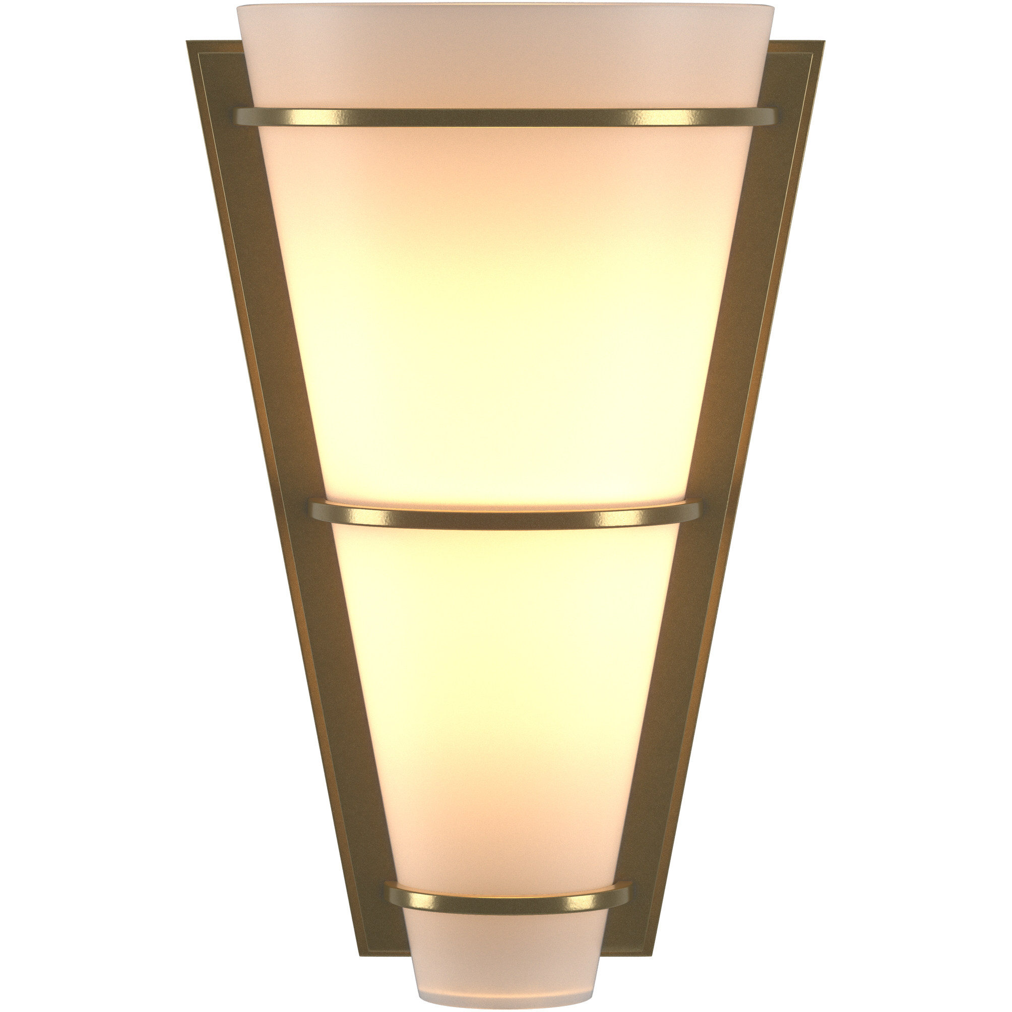 Suspended Half Cone 1 Light 6.5 inch Modern Brass ADA Sconce Wall Light