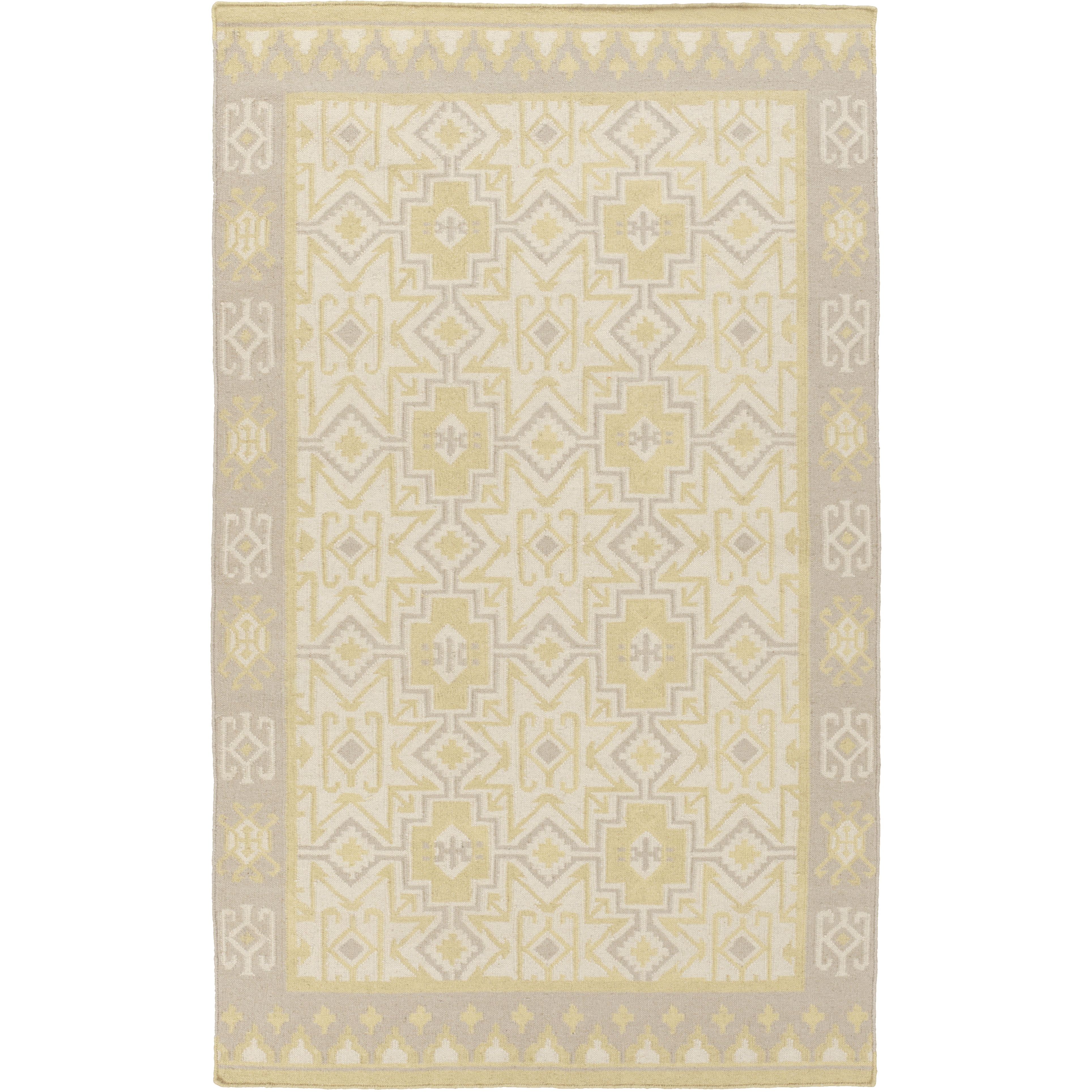 Jewel Tone II 132 X 96 inch Beige, Taupe, Olive Rug