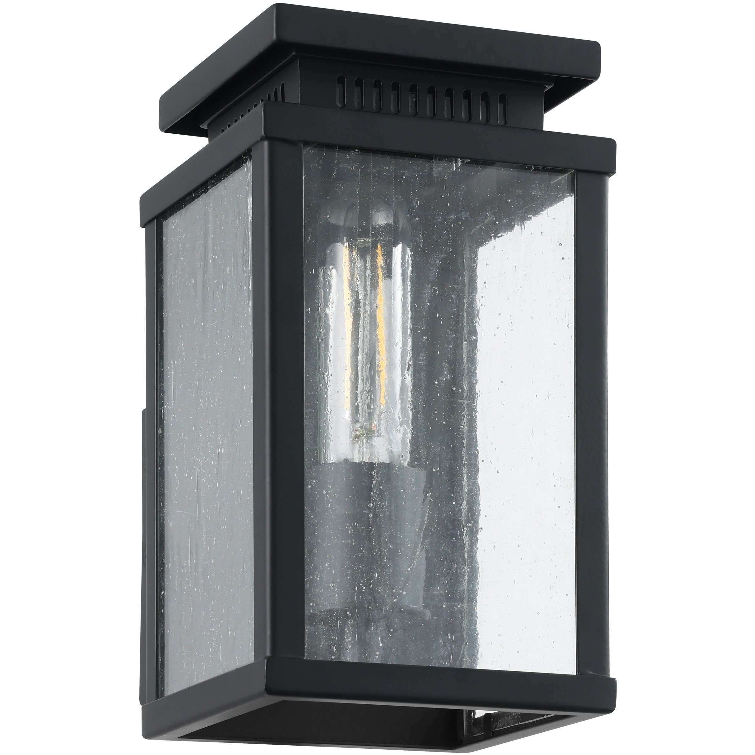 Overton 1 Light 9.25 inch Matte Black Exterior Wall Sconce