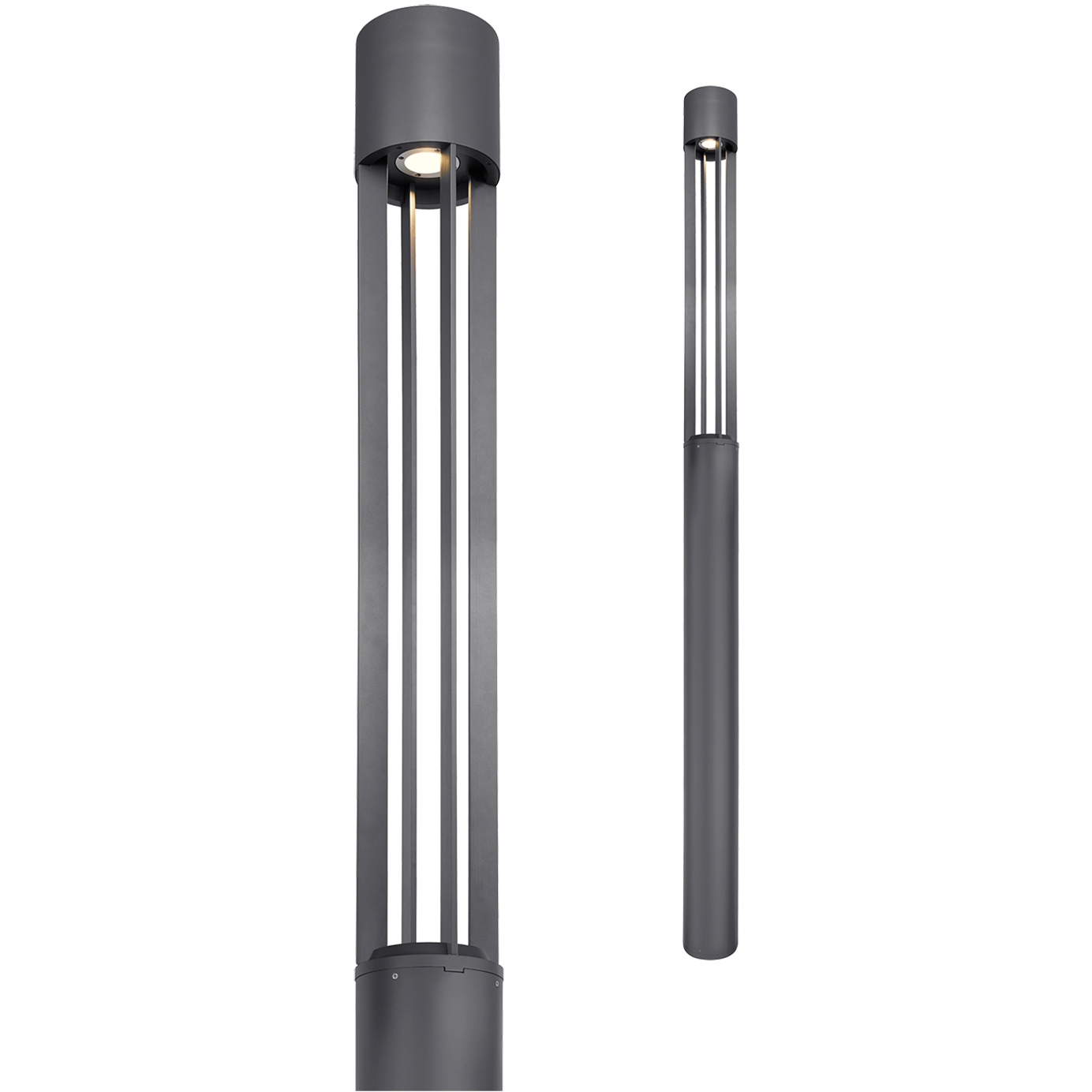 Sean Lavin Turbo 120 28 watt Charcoal Outdoor Light Column in 40 Degree, No Options, LED 80 CRI 4000K 28W, Integrated LED