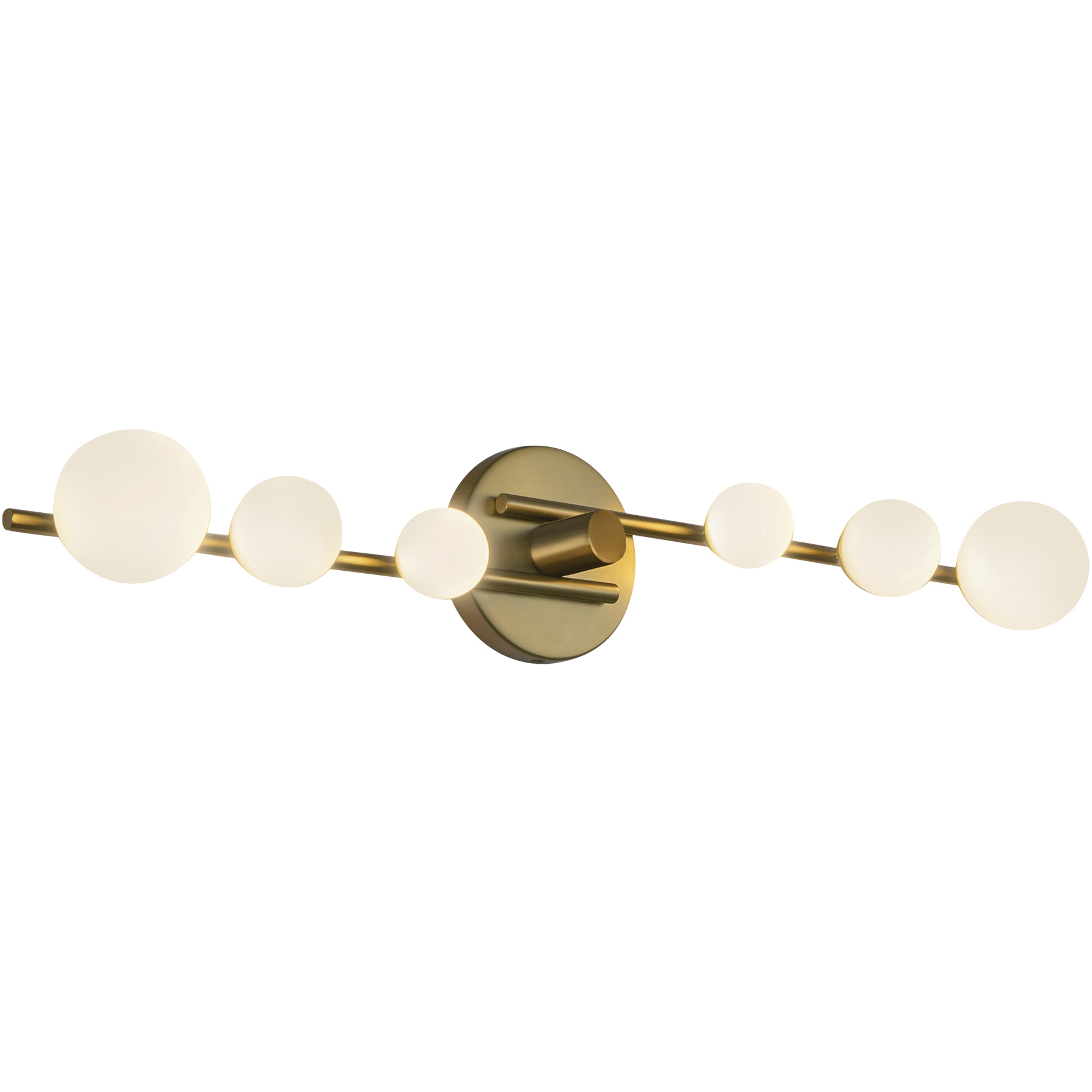 Cypress LED 28.63 inch Brushed Gold Bath Vanity Light Wall Light
