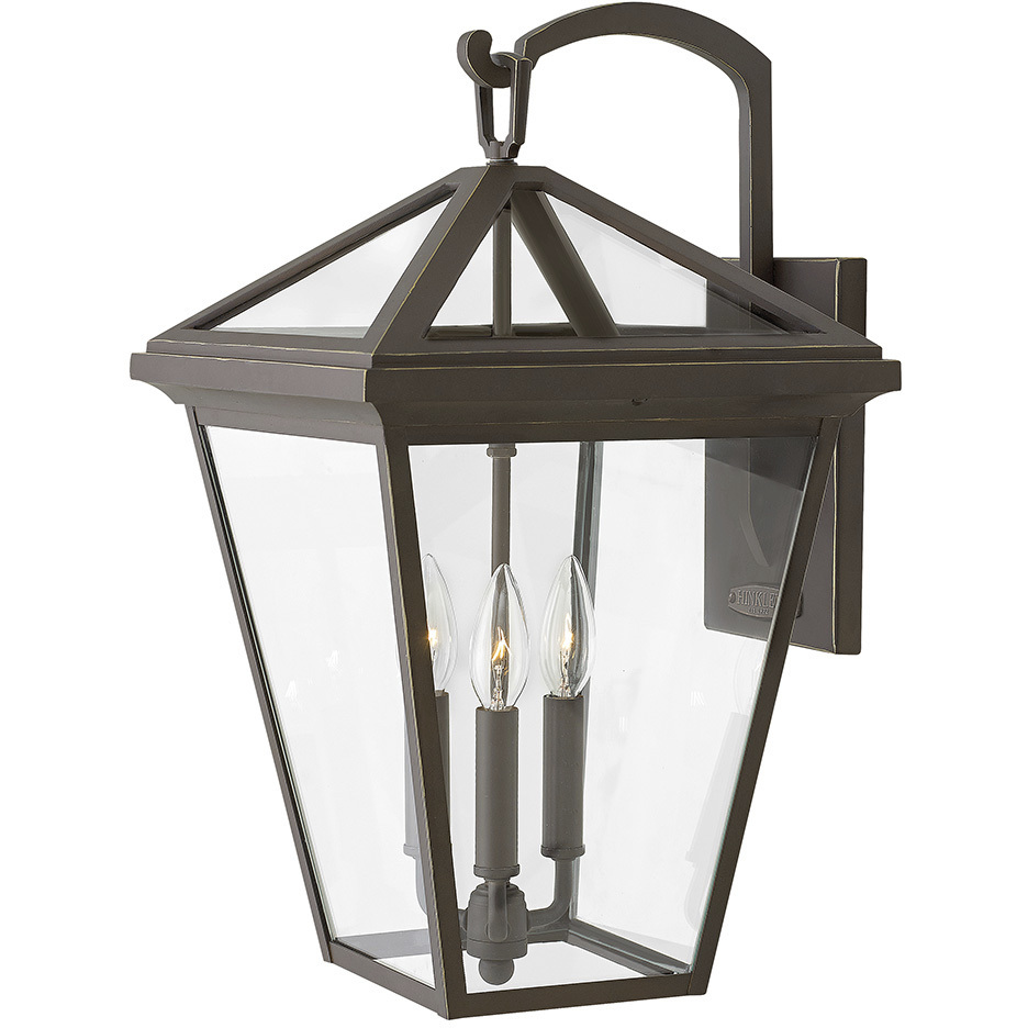 Estate Series Alford Place LED 21 inch Oil Rubbed Bronze Outdoor Wall Mount Lantern, Large