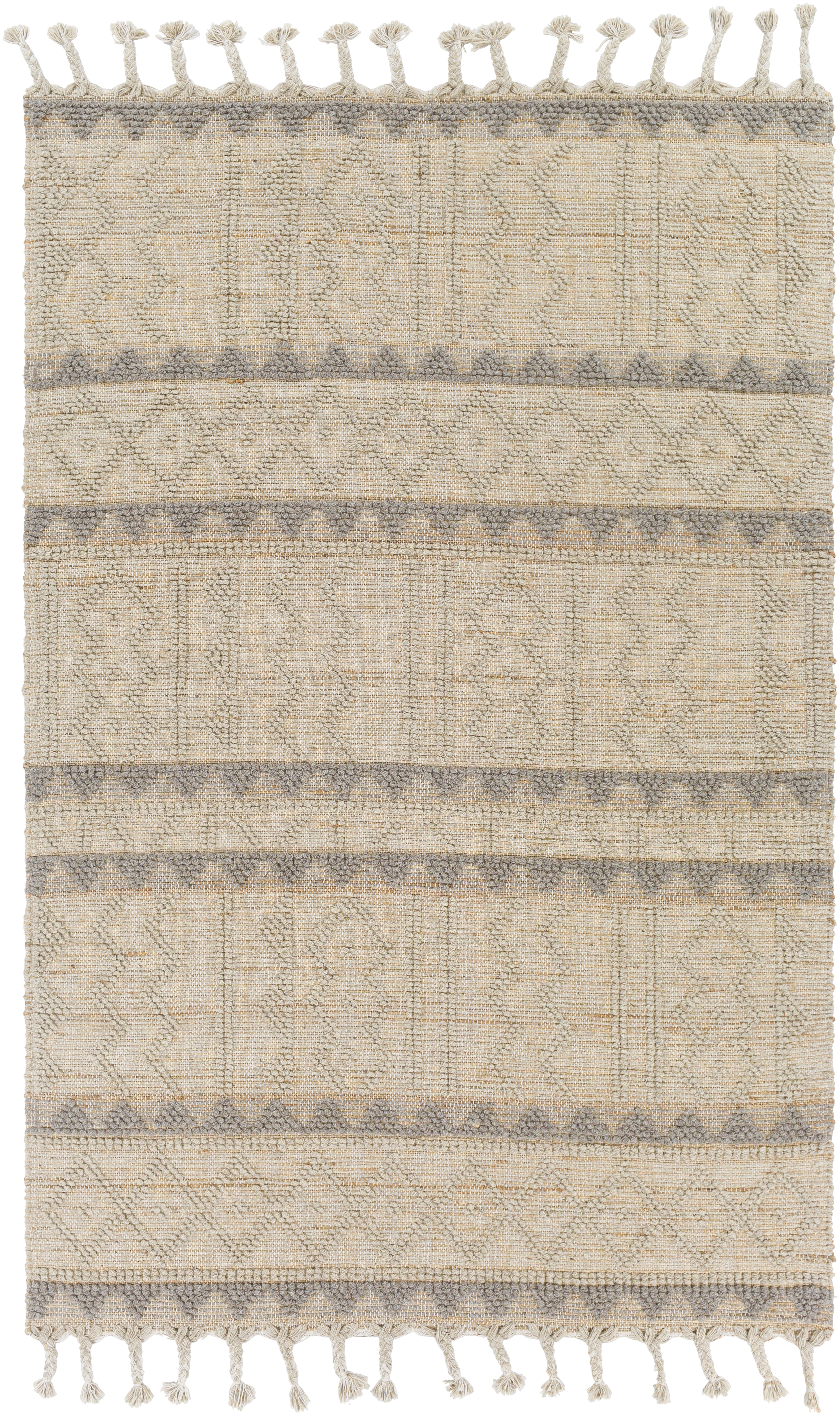 Preston 90 X 60 inch Tan Rug in 5 x 8, Rectangle