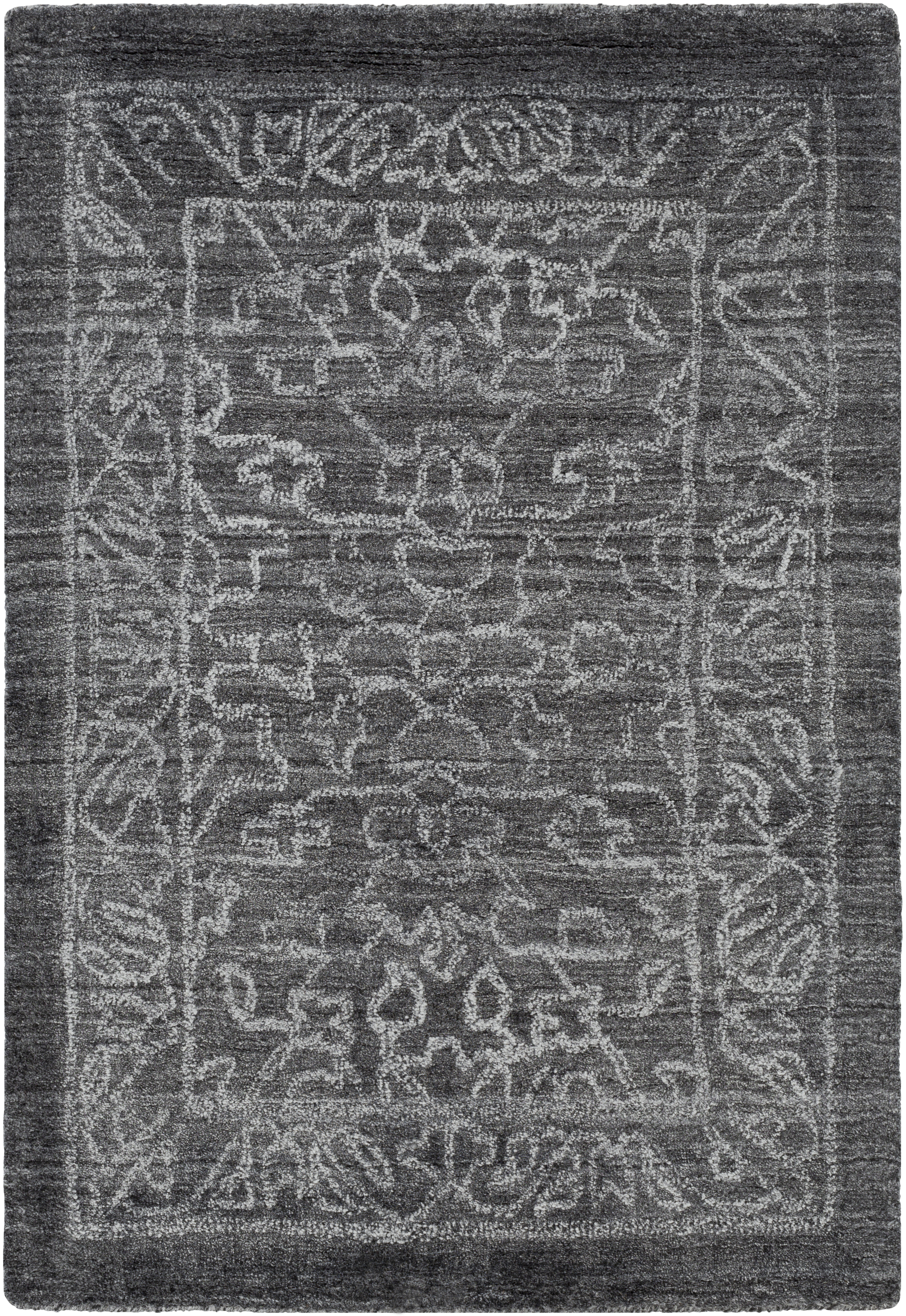 Hightower 180 X 144 inch Charcoal Rug in 12 x 15, Rectangle