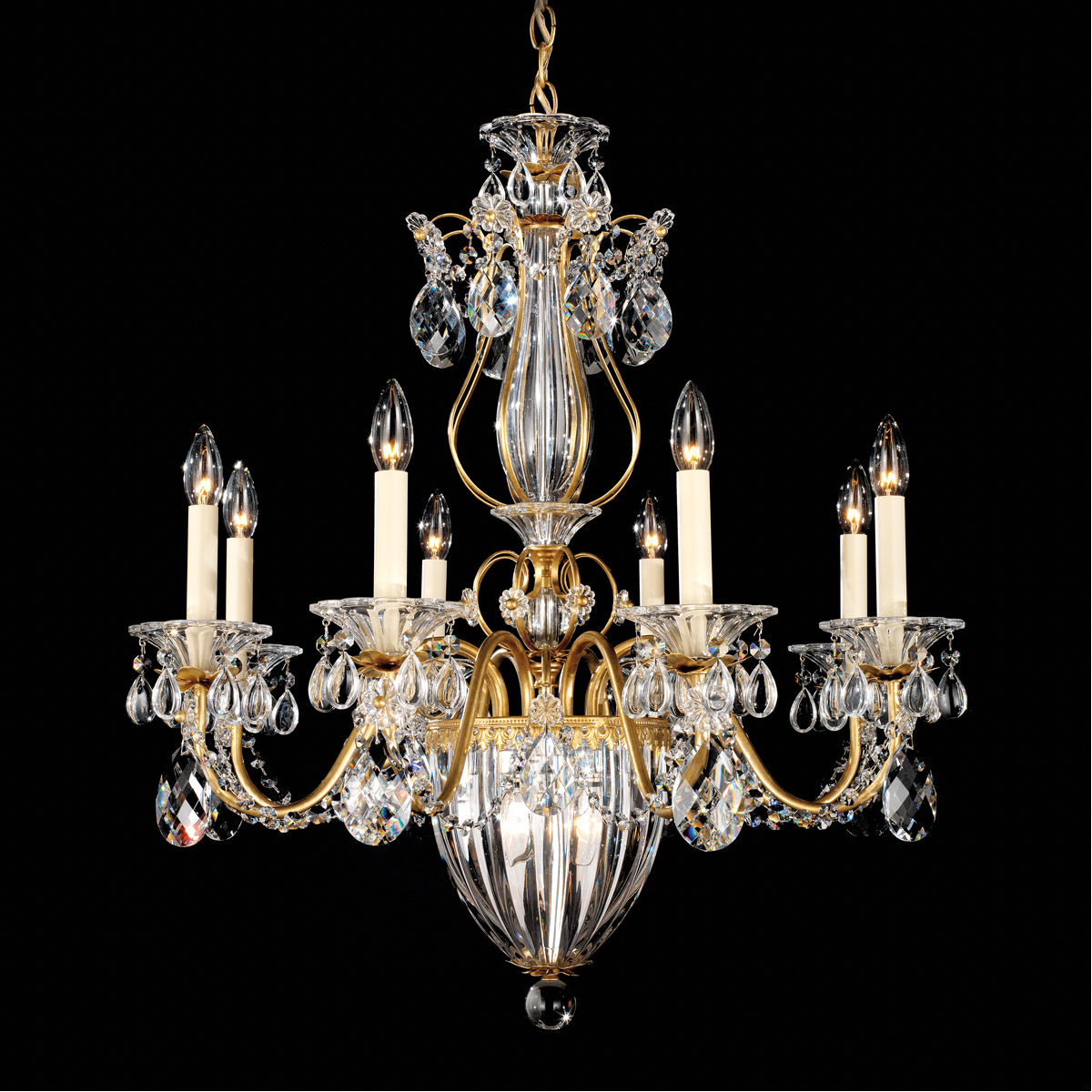 Bagatelle 11 Light 26.5 inch Aurelia Chandelier Ceiling Light in Heritage