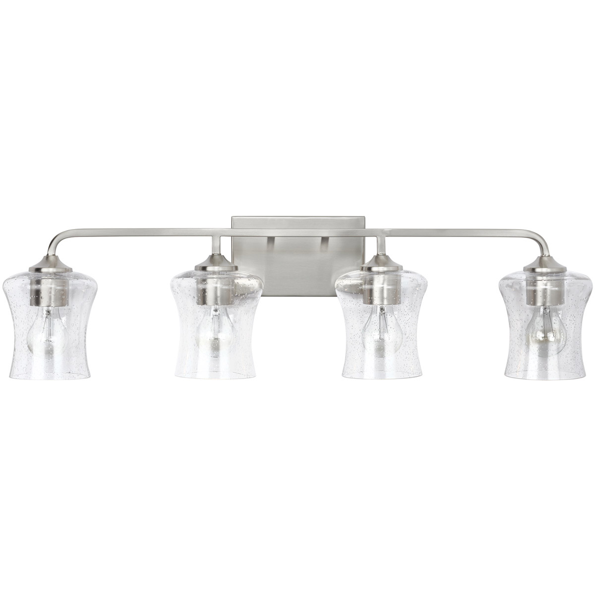 Reeves 4 Light 33 inch Brushed Nickel Vanity Light Wall Light