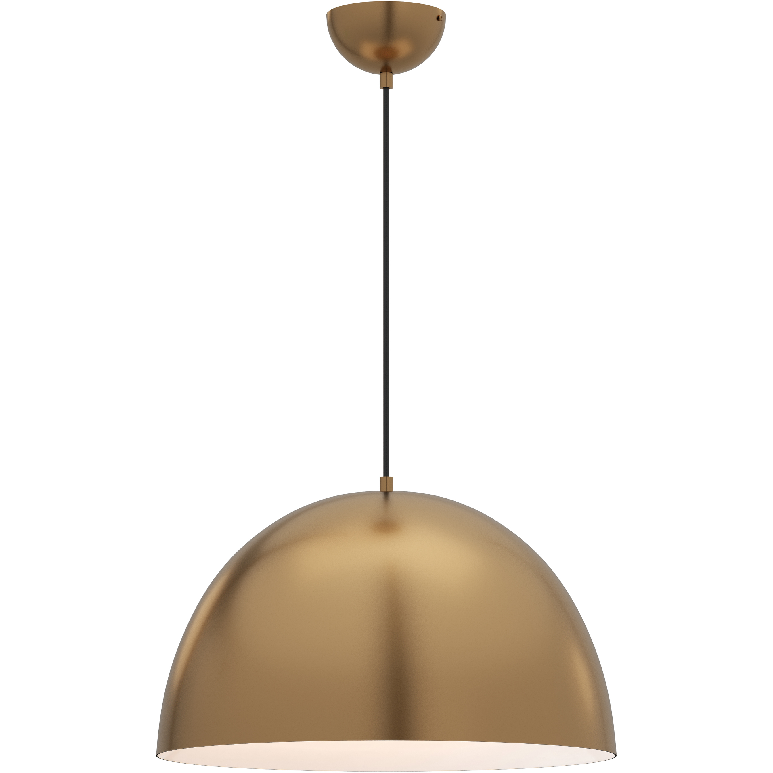 Tova 1 Light 20 inch Natural Aged Brass Single Pendant Ceiling Light