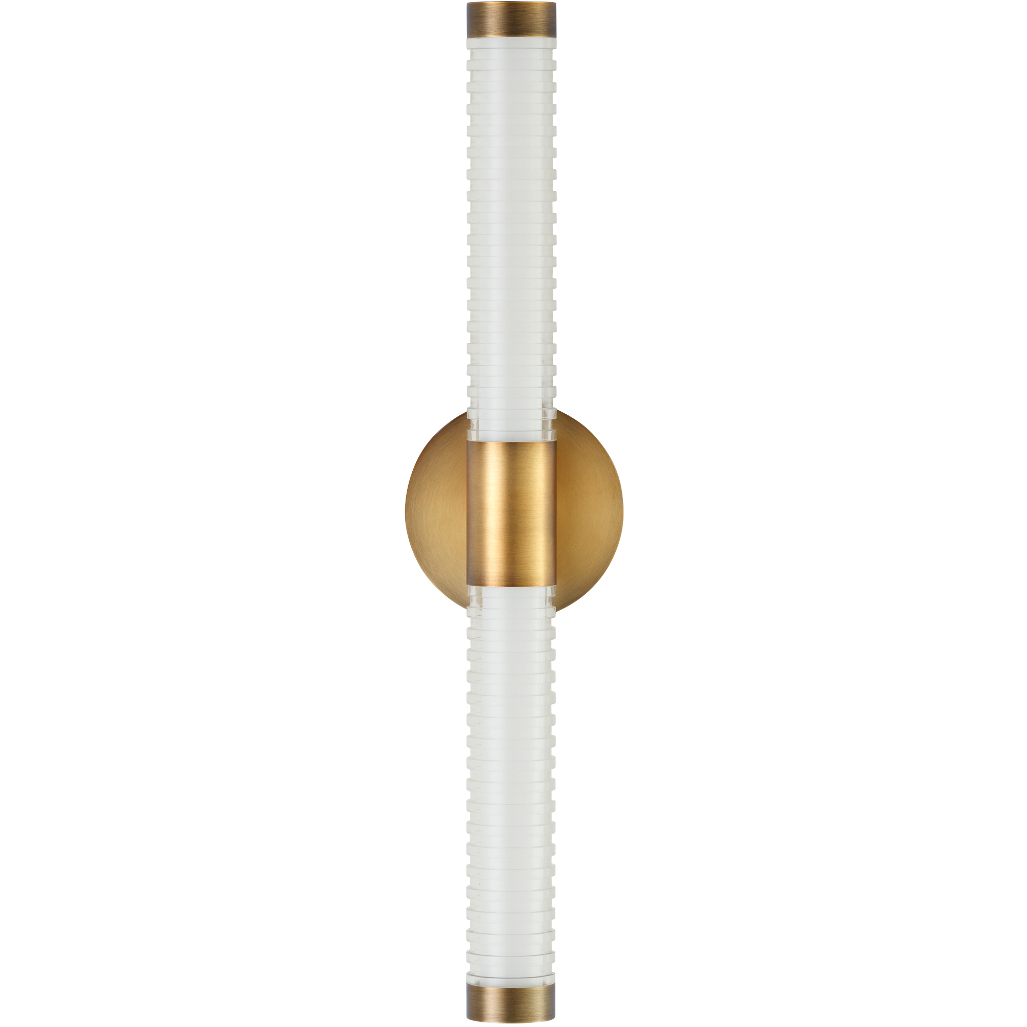 Vaden 2 Light 22.25 inch Brushed Brass Sconce Wall Light