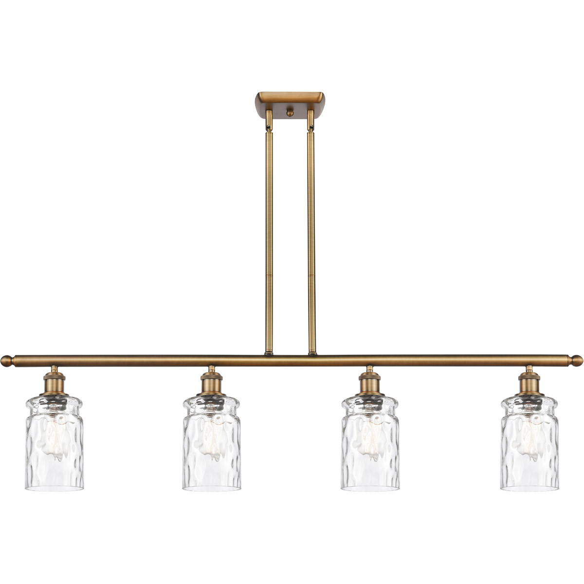 Ballston Candor LED 48 inch Brushed Brass Island Light Ceiling Light, Ballston