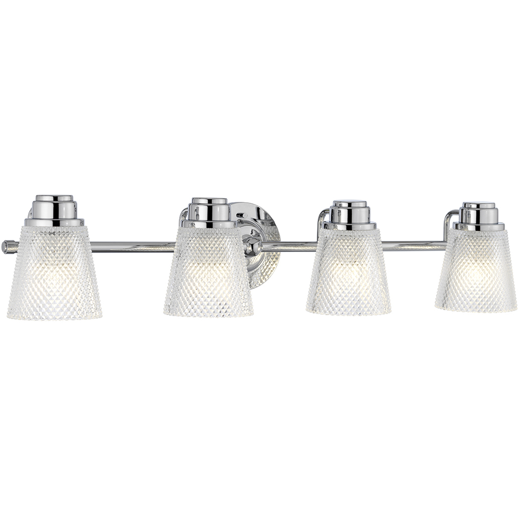 Hudson LED 32 inch Polished Chrome Bath Light Wall Light
