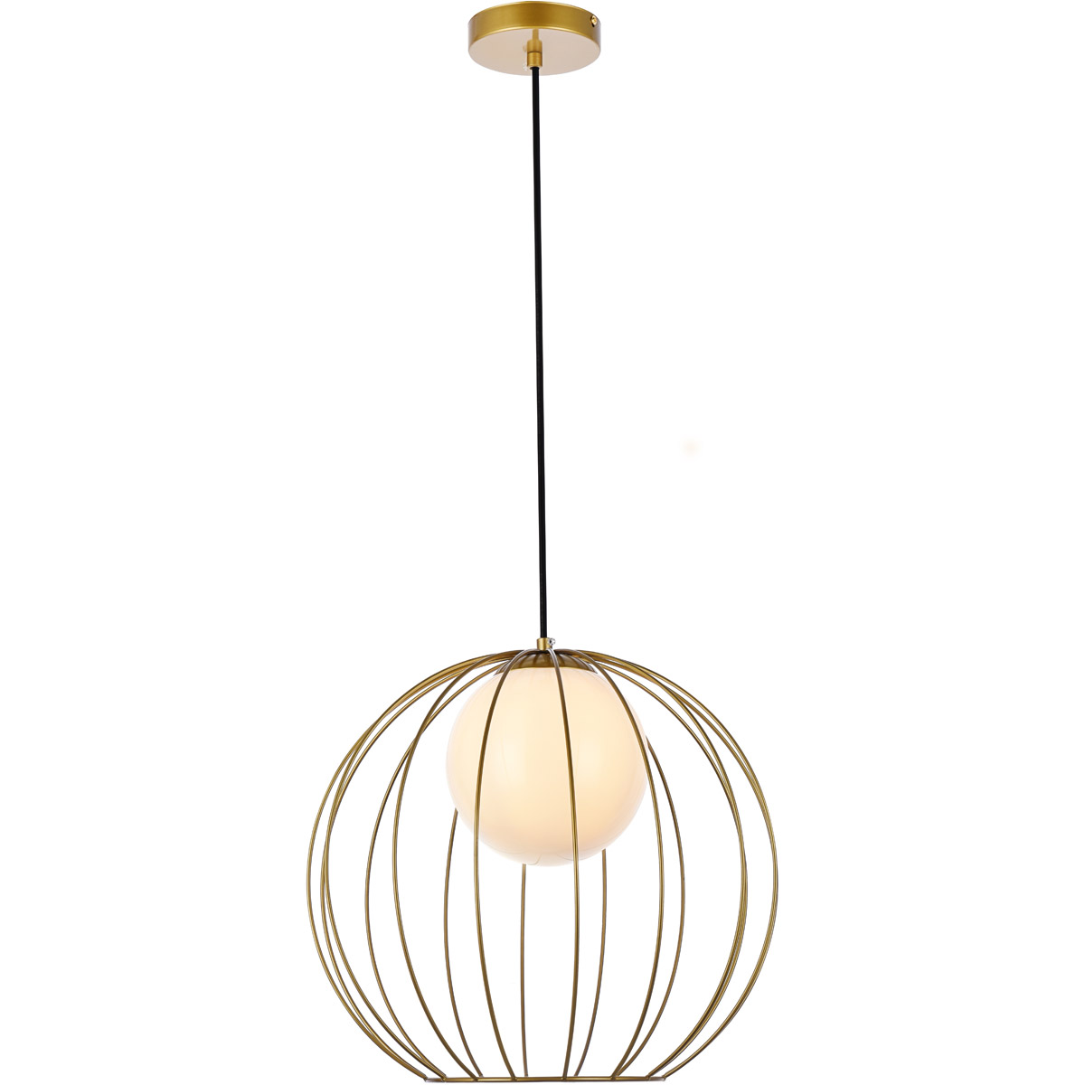 Wetzel 1 Light 15.7 inch Brass Pendant Ceiling Light