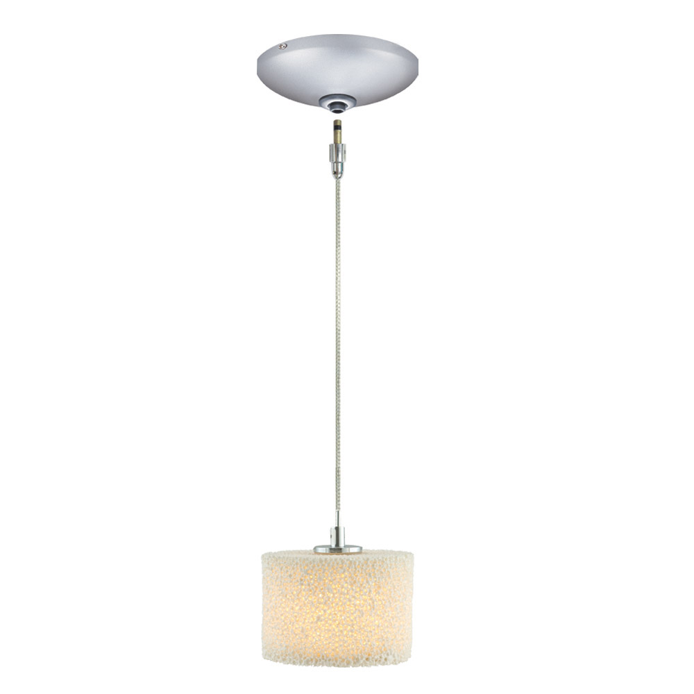 Coral 1 Light 4.5 inch Satin Nickel Mini Pendant Ceiling Light