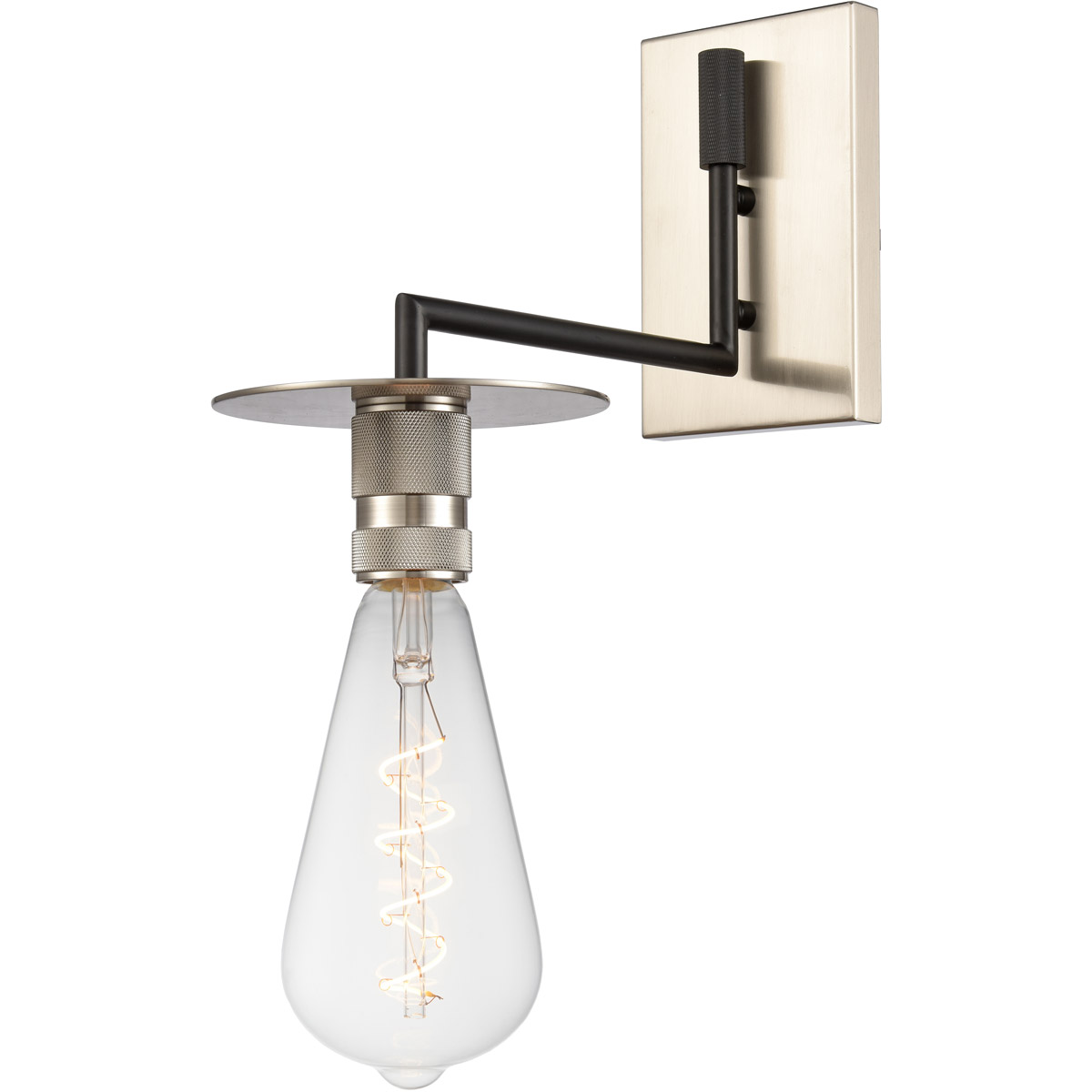 Restoration Aurora LED 5.88 inch Brushed Satin Nickel Sconce Wall Light
