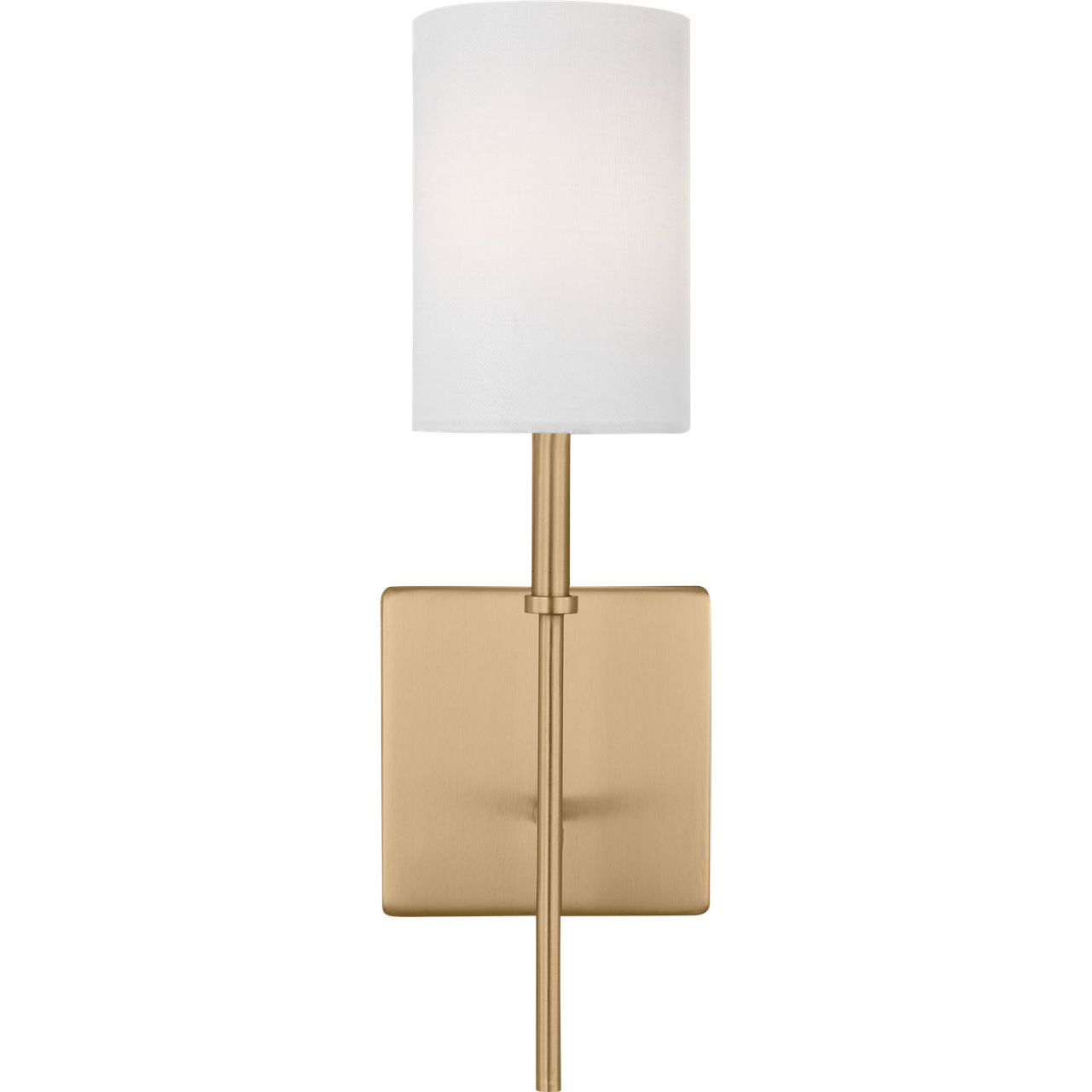 Foxdale 1 Light 5 inch Satin Brass Bath Vanity Wall Light