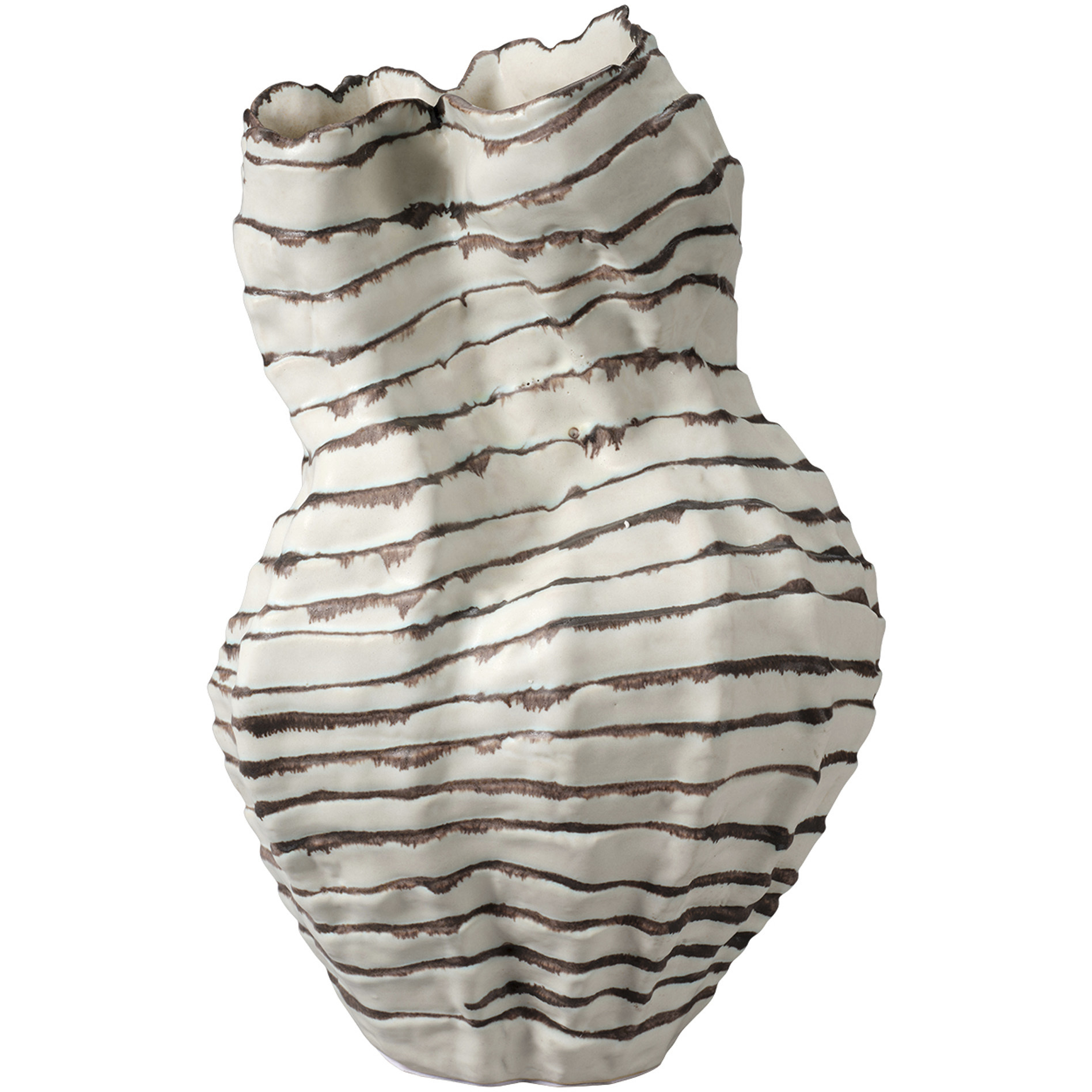 Contortion 15.5 X 11.5 inch Vase, Inline