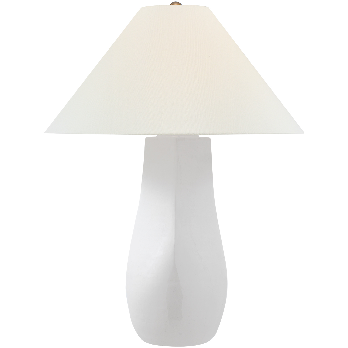 Chapman & Myers Cabazon 29.75 inch 15 watt Glossy White Crackle Table Lamp Portable Light