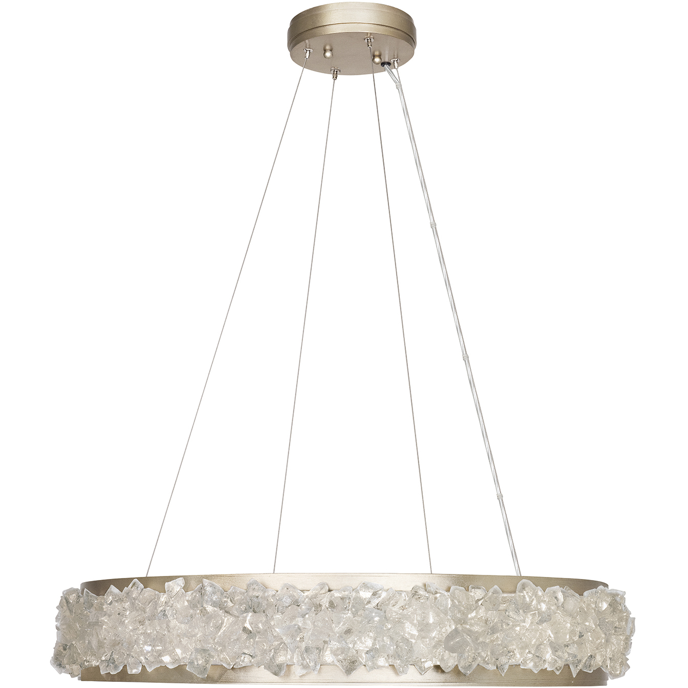 Arctic Halo 12 Light 30 inch Gold Pendant Ceiling Light