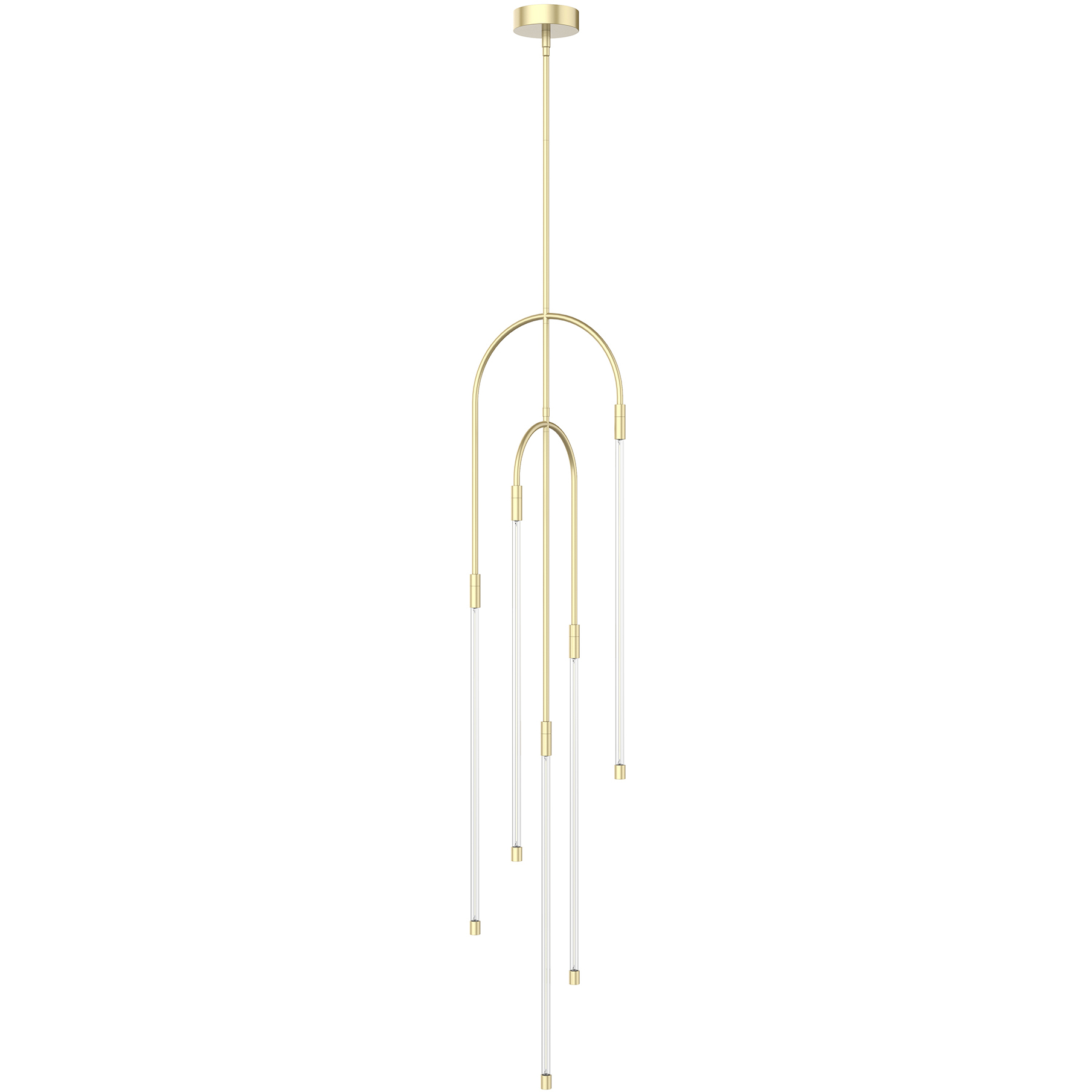 Honour LED 0.88 inch Natural Brass Pendant Ceiling Light