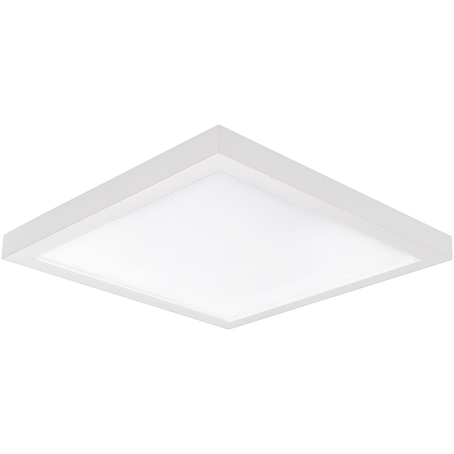 Square LED 5 inch White Flush Mount Ceiling Light in 3000K, WAC Limited