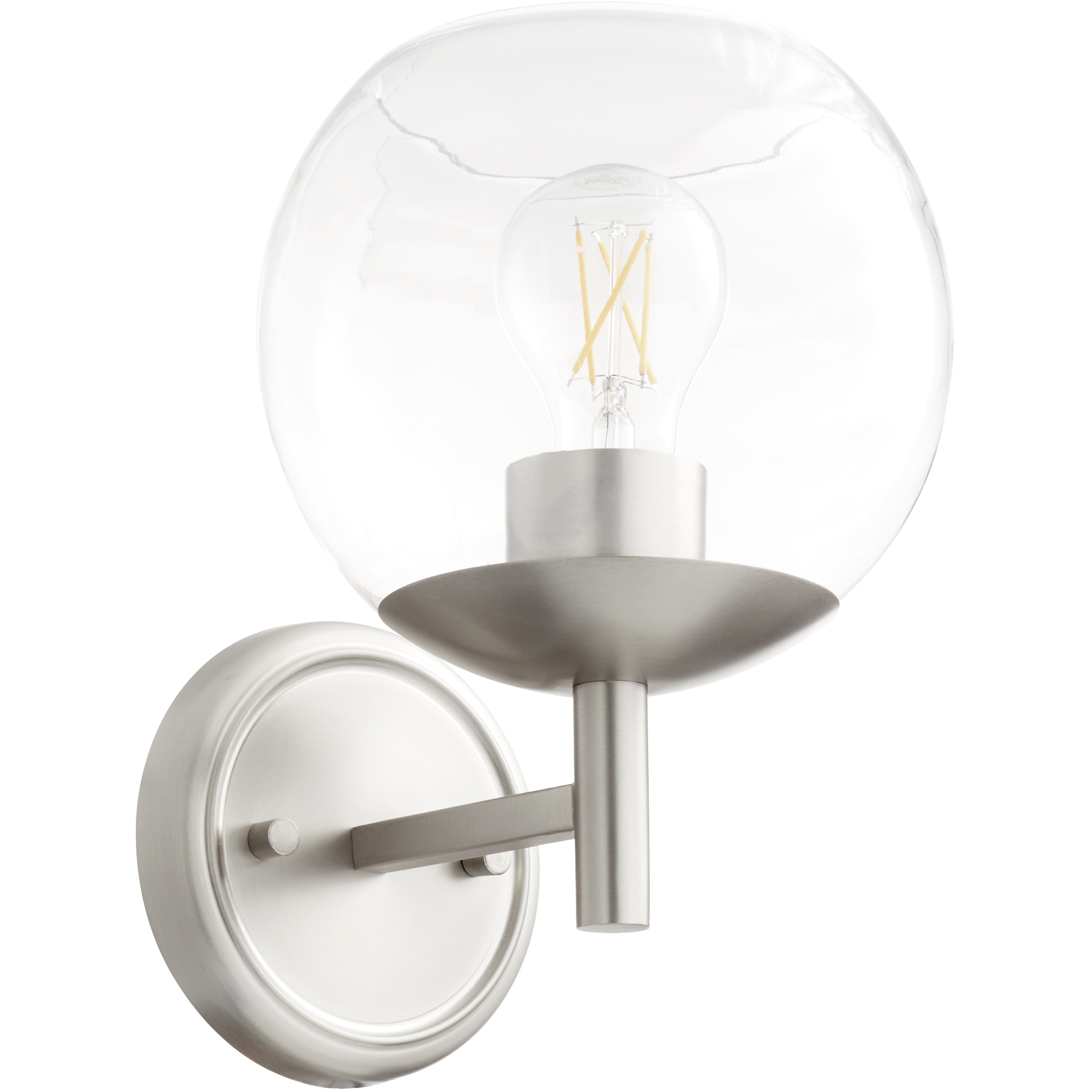 Lyon 1 Light 6.75 inch Satin Nickel Wall Sconce Wall Light