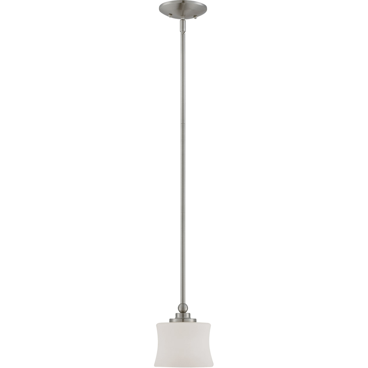 Terrell 1 Light 6 inch Satin Nickel Mini Pendant Ceiling Light