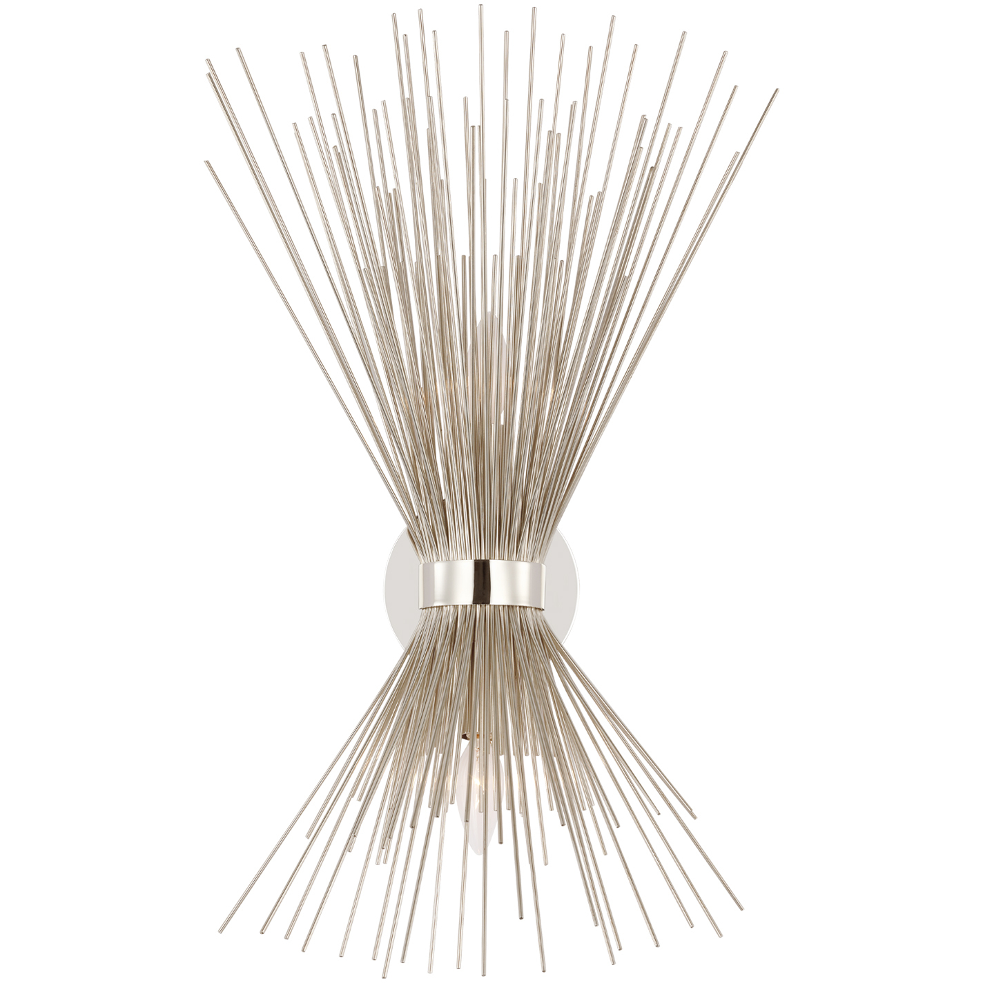 Kelly Wearstler Strada LED 8 inch Polished Nickel Sconce Wall Light, Medium