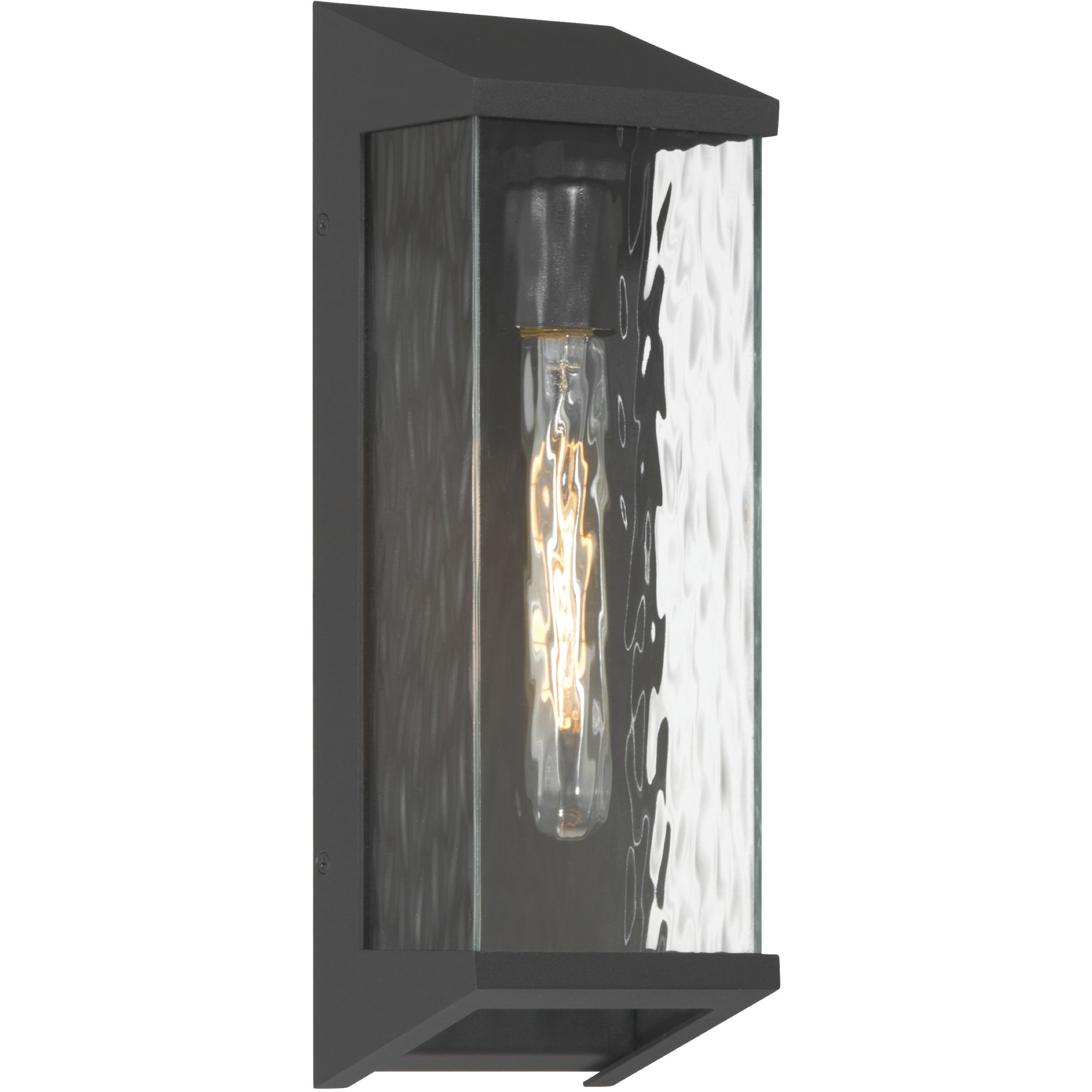 Azure Bay 1 Light 14.75 inch Black Outdoor Wall Sconce