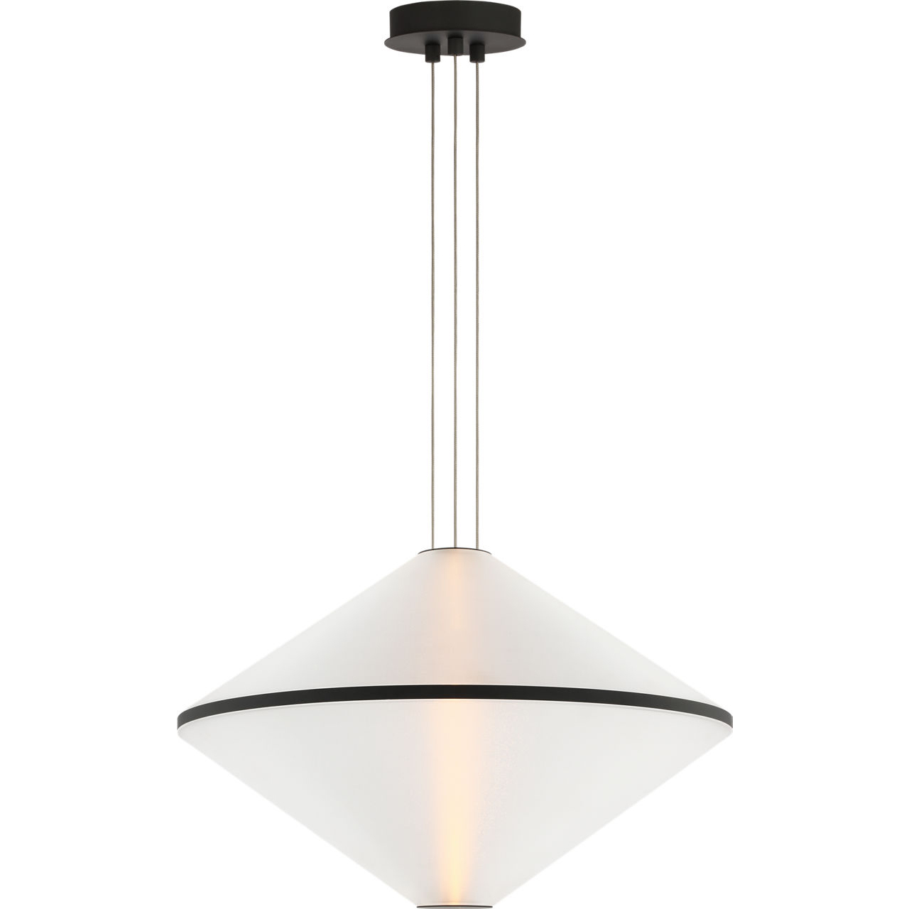 Sean Lavin Bicono LED 22 inch Nightshade Black Pendant Ceiling Light