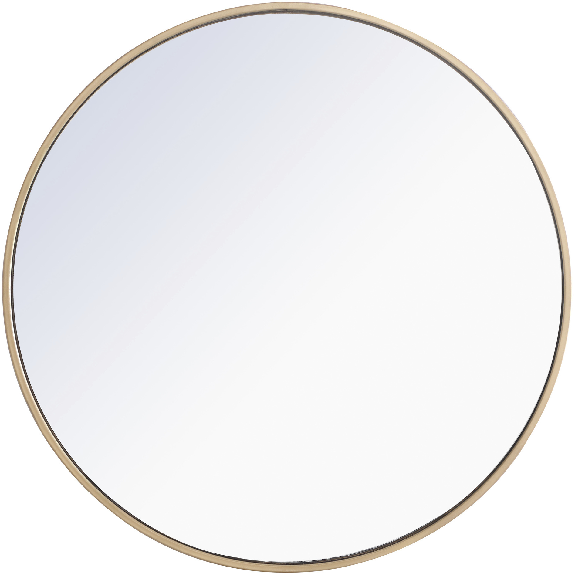Eternity 28 X 28 inch Brass Wall Mirror