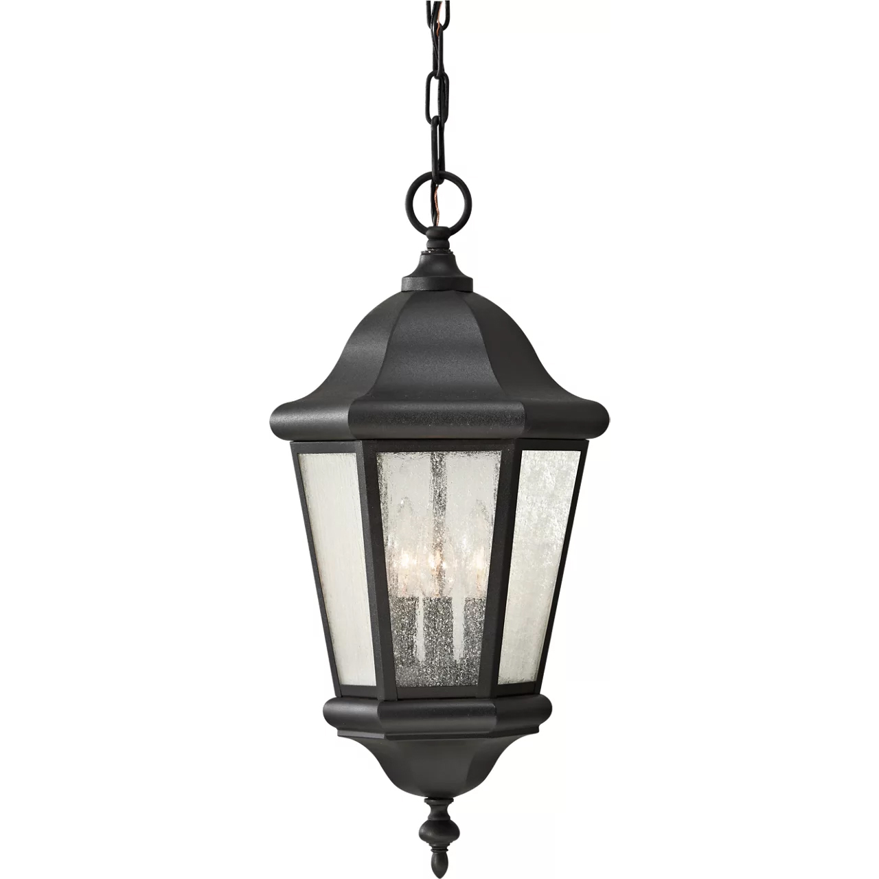 Martinsville 3 Light 10.25 inch Corinthian Bronze Outdoor Pendant Lantern