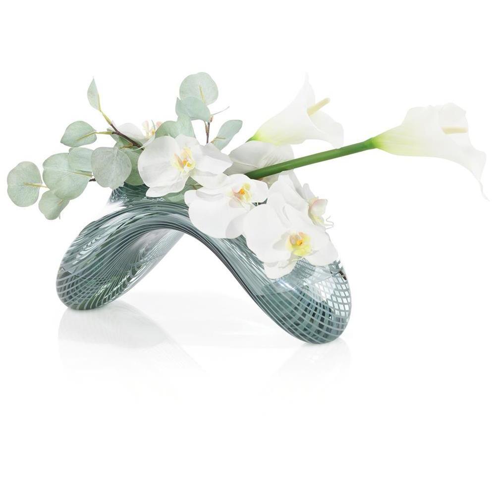 Flowing Lilies and Orchids Botanical, Fresh Water Look