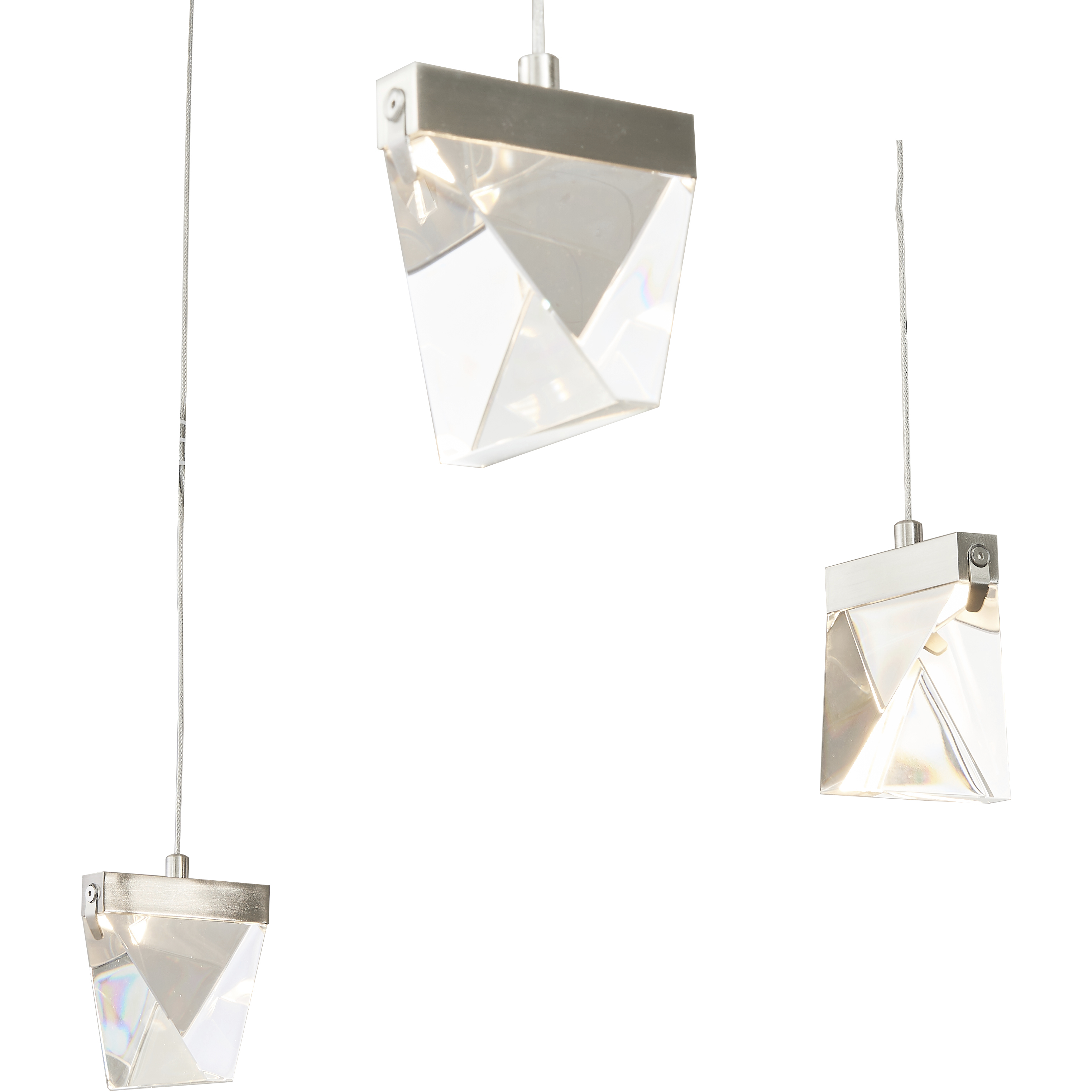 Atlas LED 3.4 inch Brushed Nickel Pendant Ceiling Light