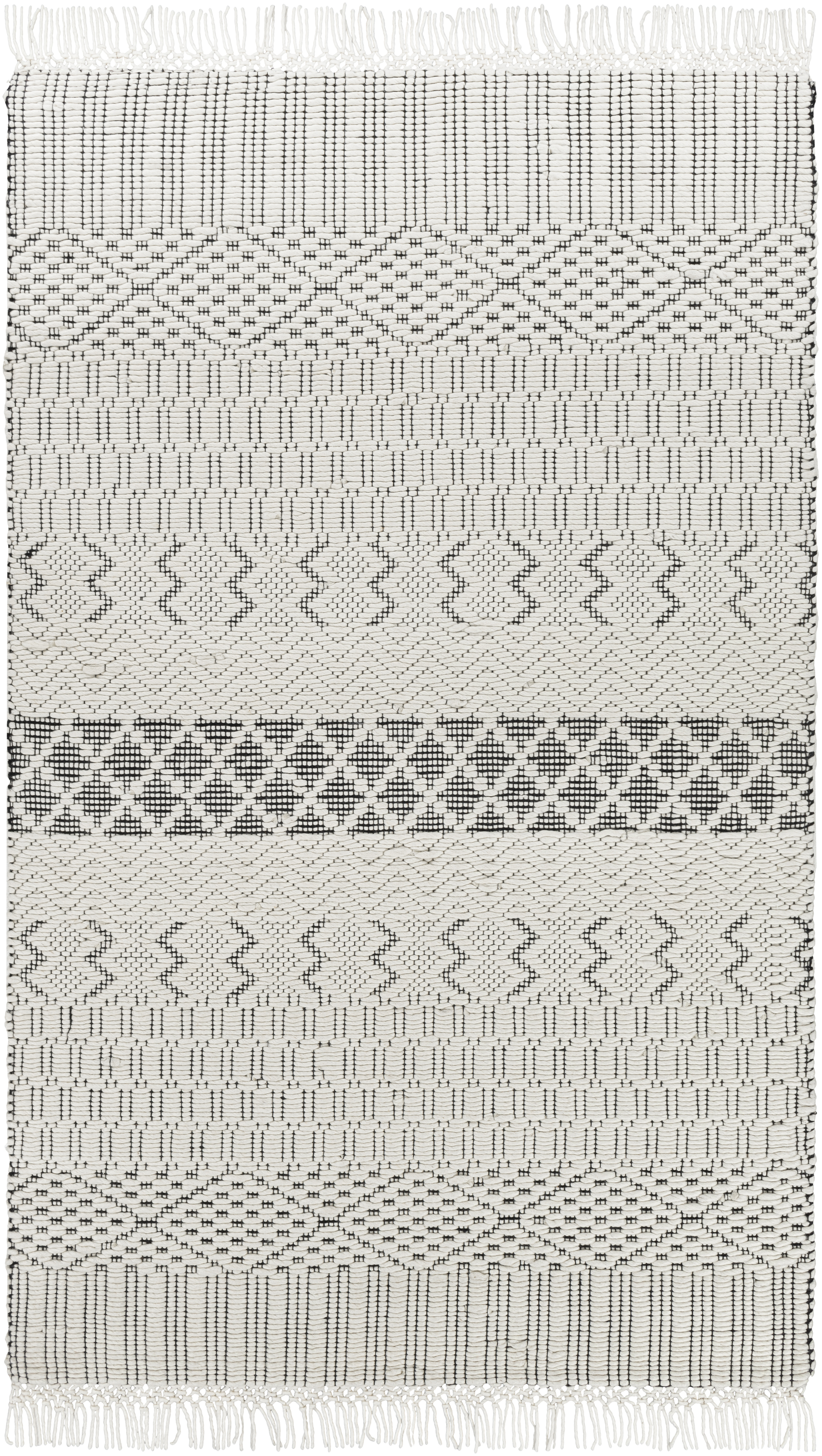 Saint Clair 108 X 72 inch Black Rug in 6 X 9, Rectangle