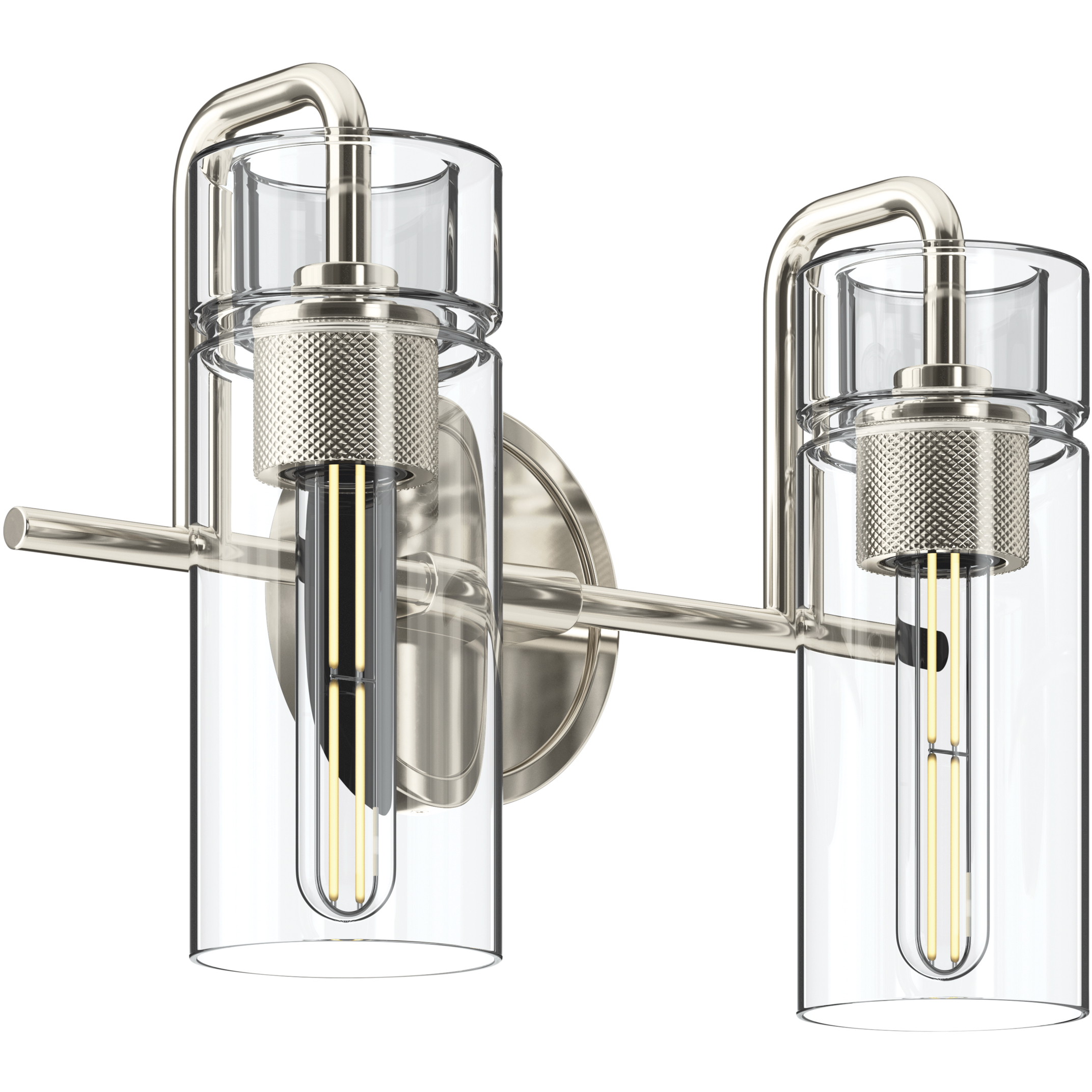 Niccol 2 Light 14 inch Polished Nickel Vanity Light Wall Light