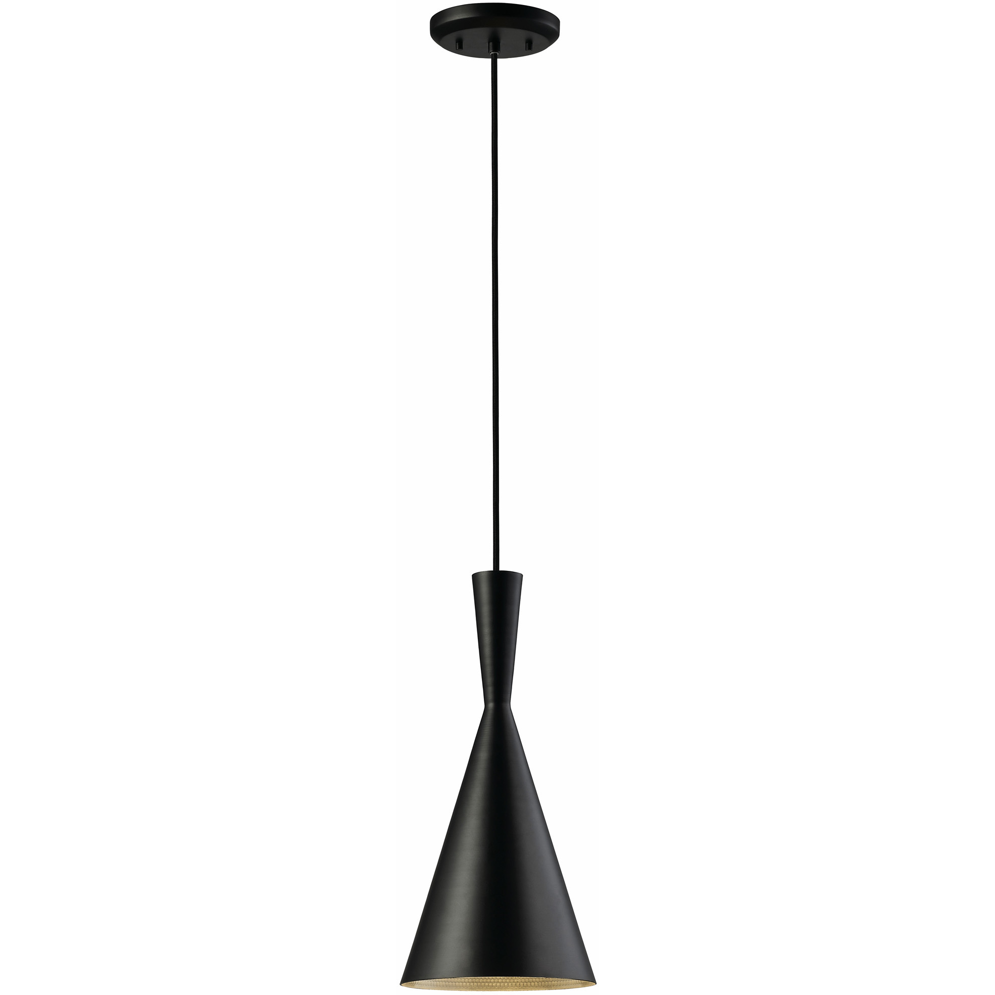Madison 1 Light 7.25 inch Black Pendant Light Ceiling Light