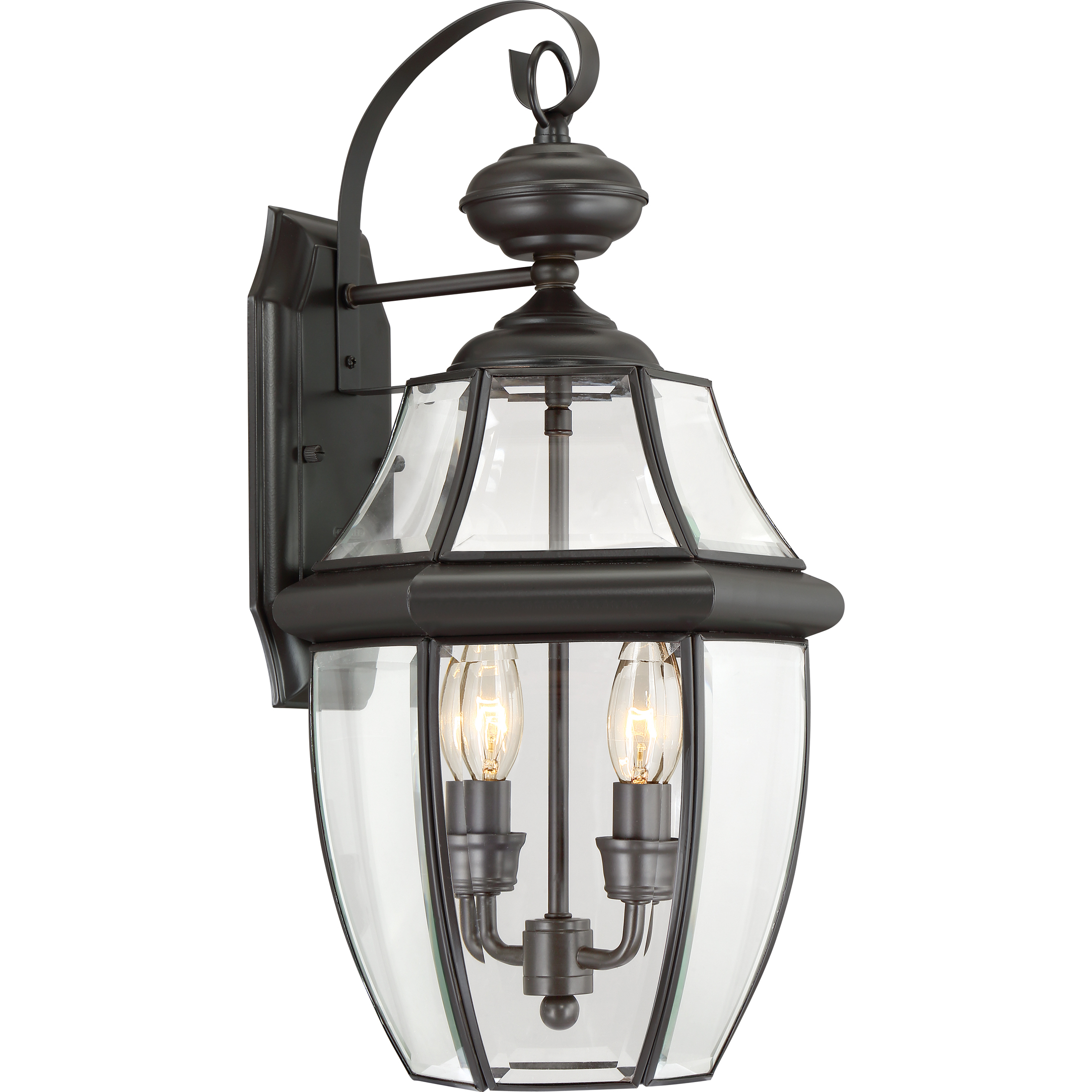 Quoizel Newbury 2 Light 20 inch Medici Bronze Outdoor Wall Lantern NY8317Z - Open Box