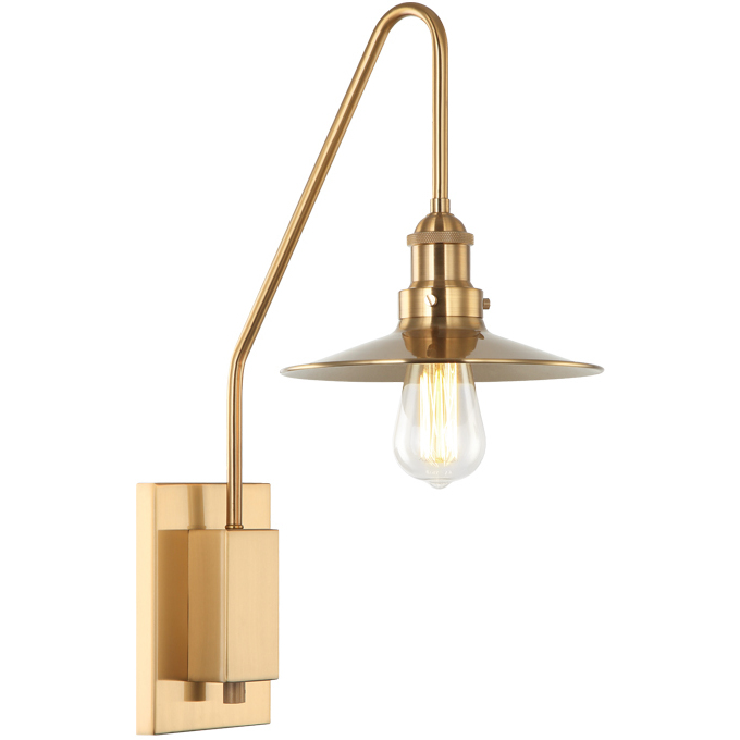 Bingrahm 1 Light 8.75 inch Aged Gold Brass Wall Sconce Wall Light