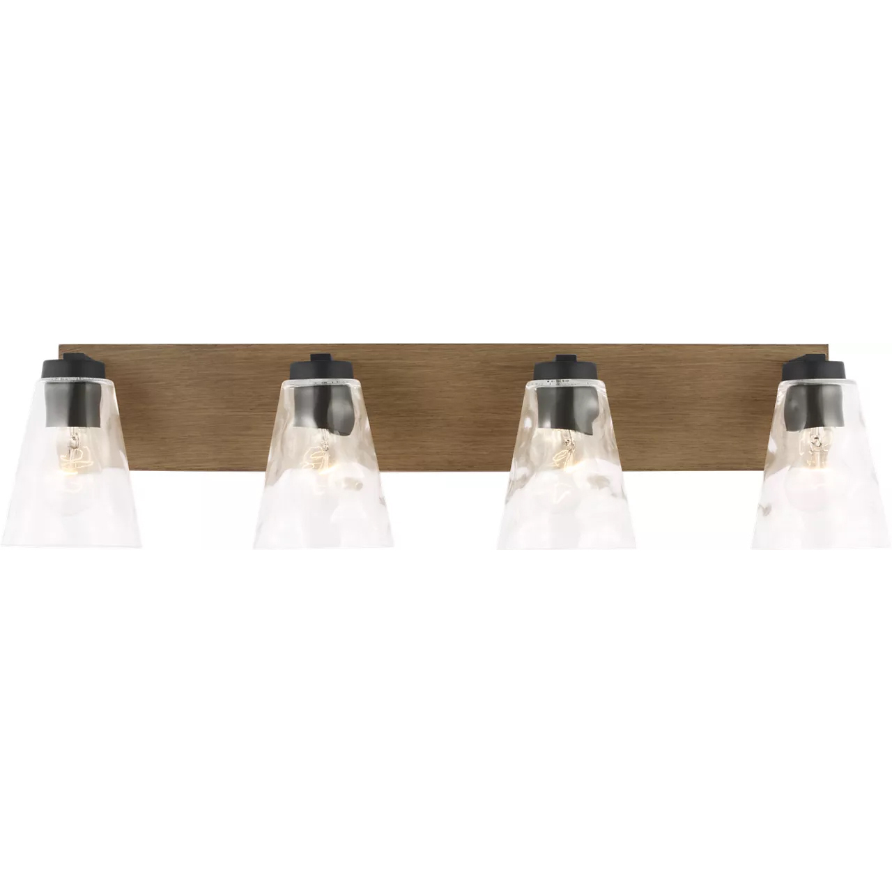 Dunton 4 Light 31 inch Midnight Black Vanity Light Wall Light, Extra Large