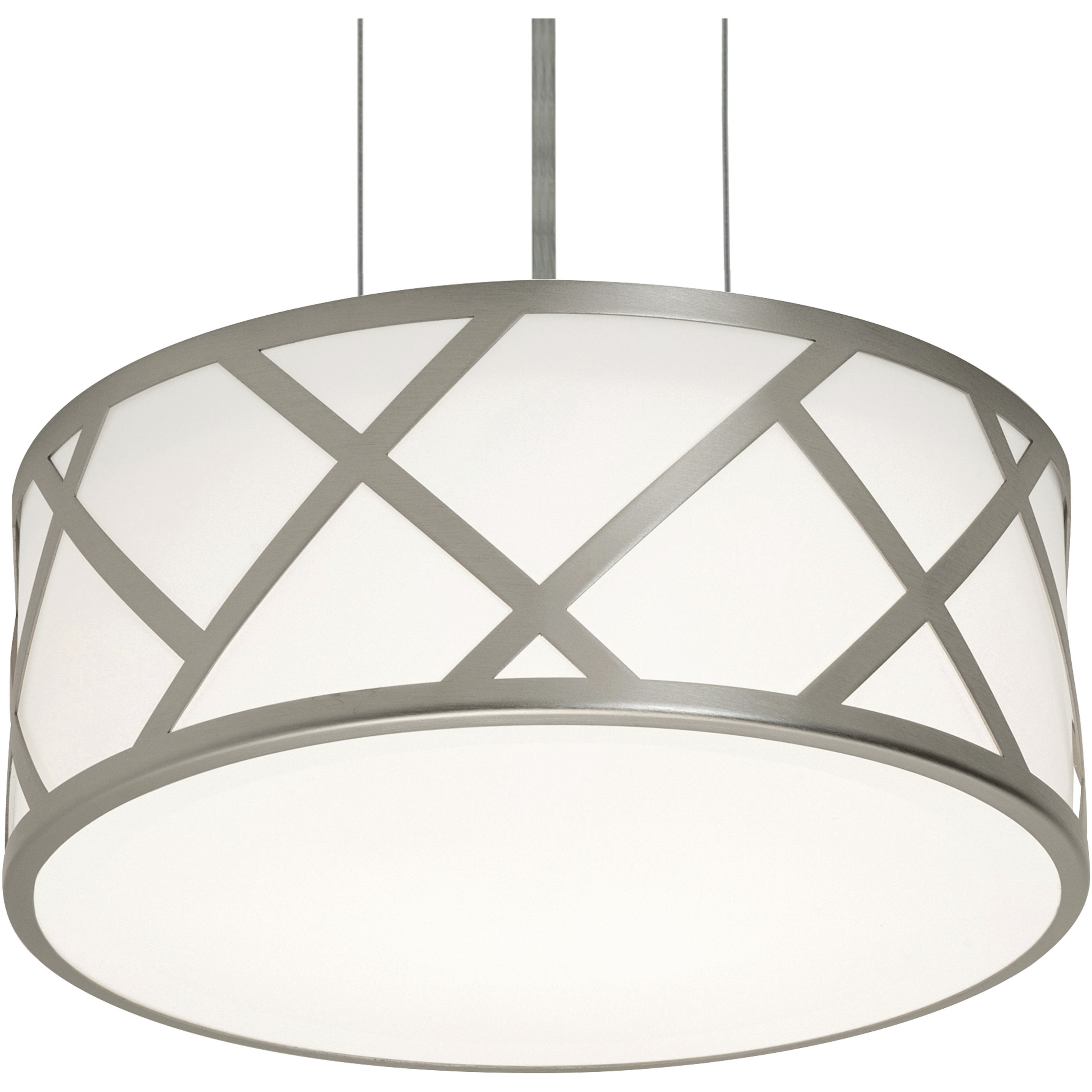 Haven 2 Light 12.63 inch Satin Nickel Pendant Ceiling Light